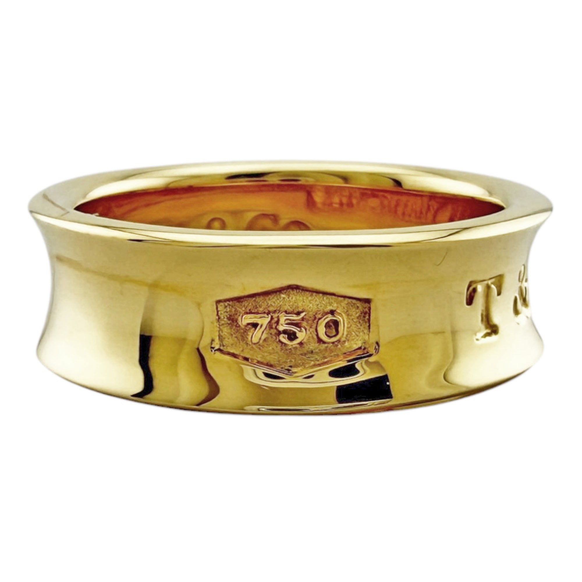 Tiffany Gold Yellow Gold (18K) Band Ring (Pre-Owned)