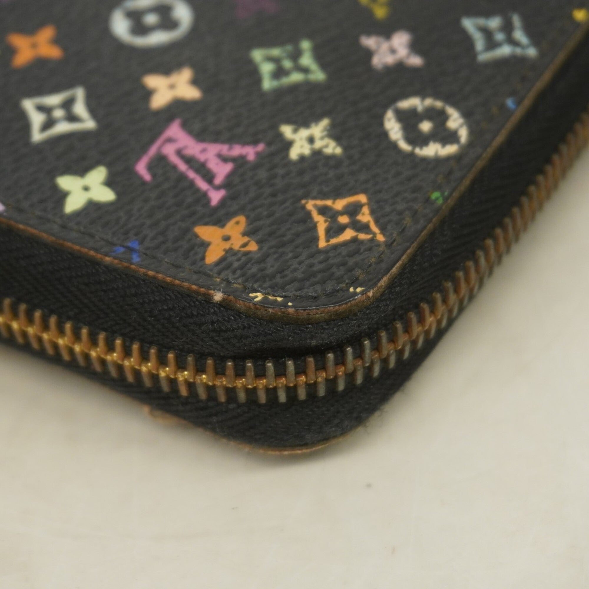Louis Vuitton Grenade Noir Long Wallet (Bi-Fold) (Pre-Owned)