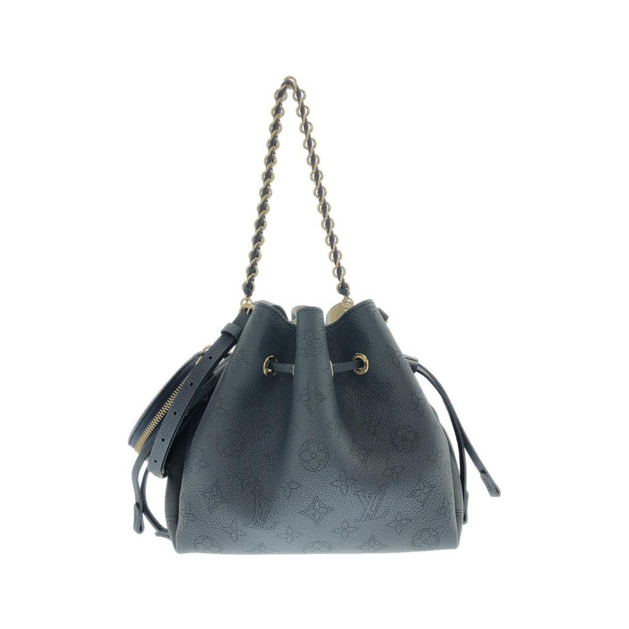 Louis Vuitton Mahina Marine Mahina Leather Shoulder Bag (Pre-Owned)