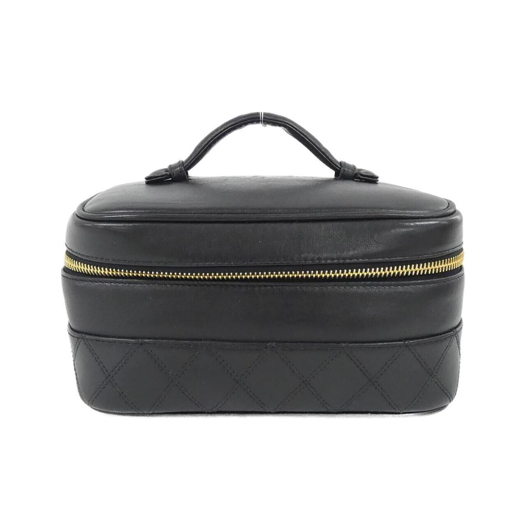 Chanel Black Leather Handbag (Pre-Owned)