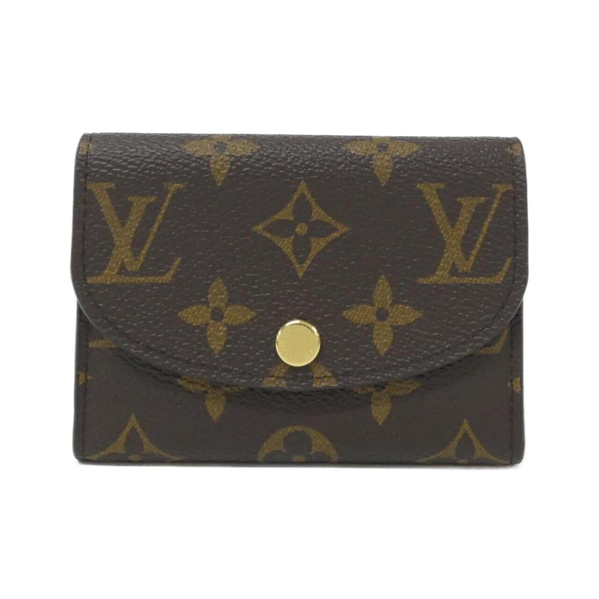 Louis Vuitton Marron Rose Ballerine Coated Canvas Coin Purse/Coin Case (Pre-Owned)