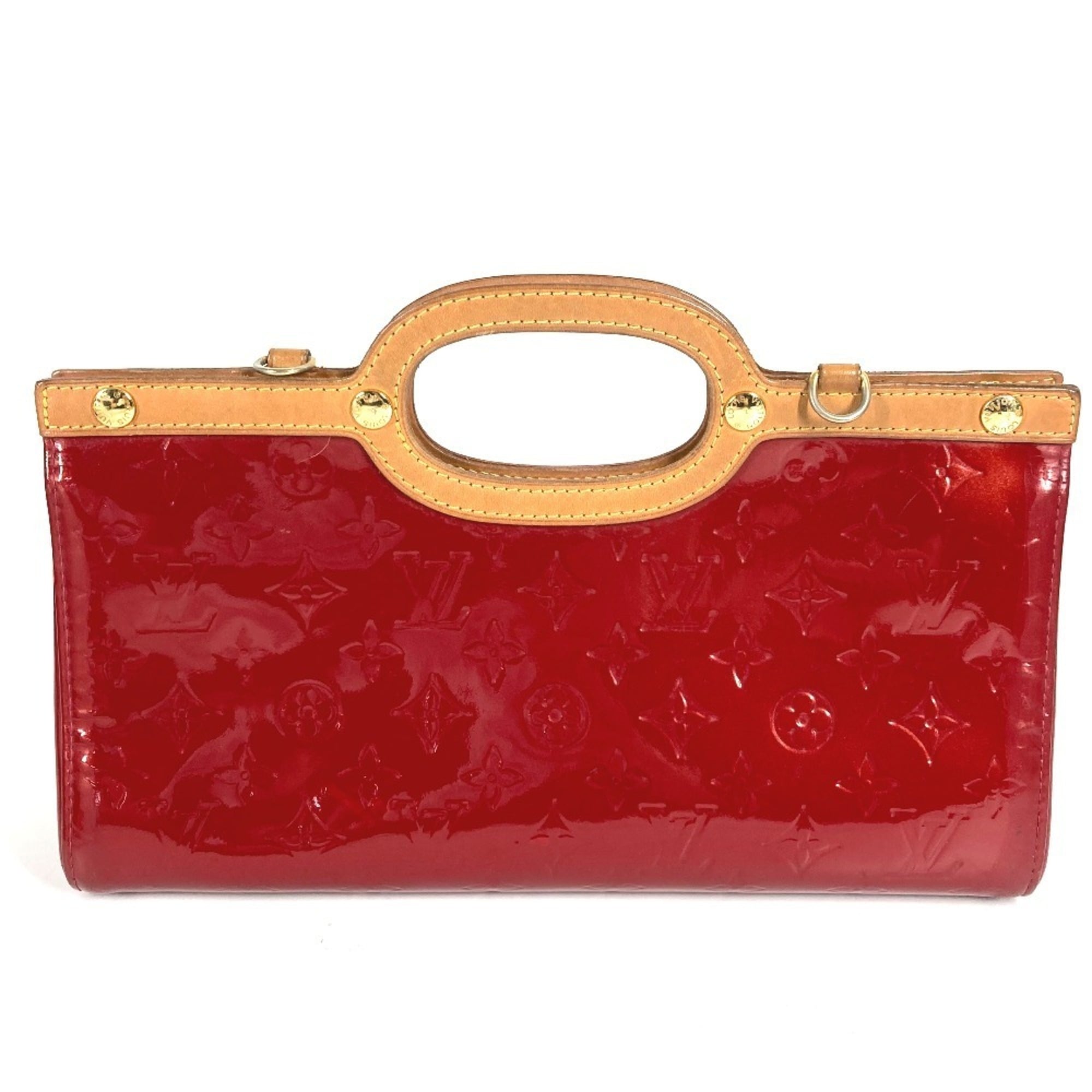 Louis Vuitton Monogram Vernis Pomme D'amour Red Color Monogram Vernis Handbag (Pre-Owned)
