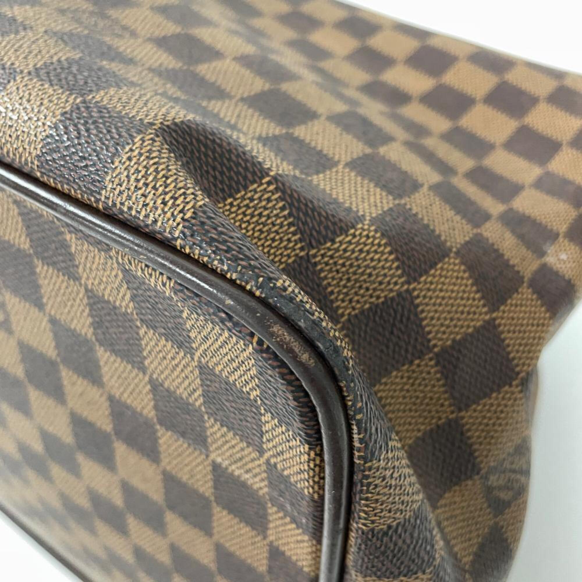Louis Vuitton Brown Damier Canvas Boston Bag (Pre-Owned)