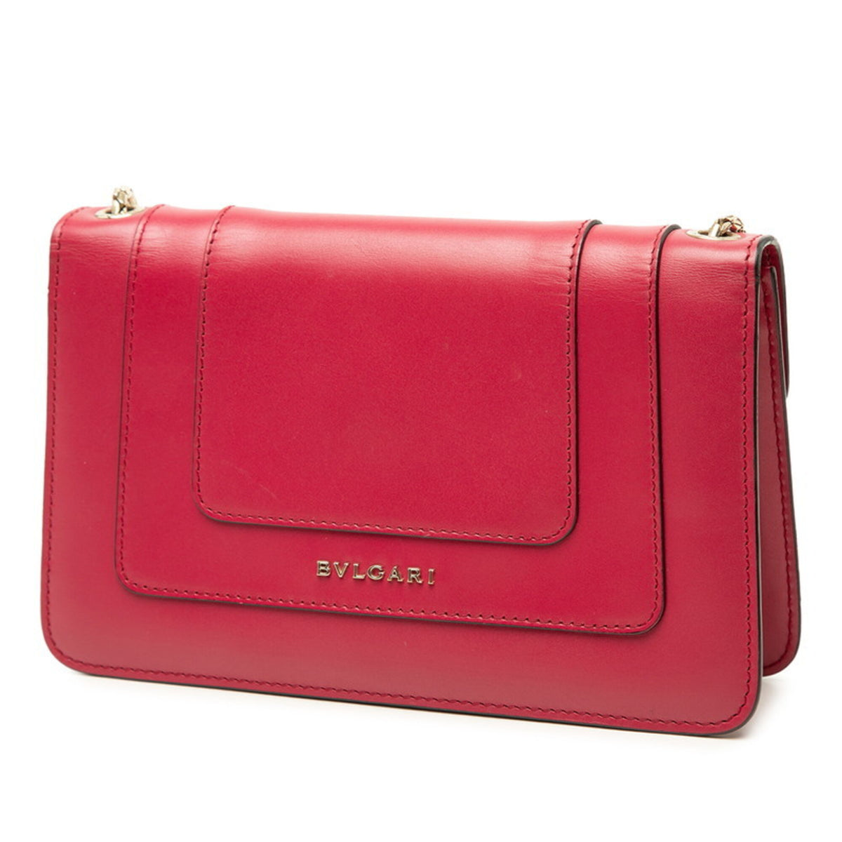 Bvlgari Pink Leather Shoulder Bag (Pre-Owned)