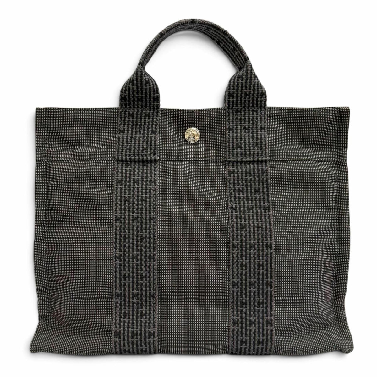 Hermes Gray Handbag Tote Bag (Pre-Owned)
