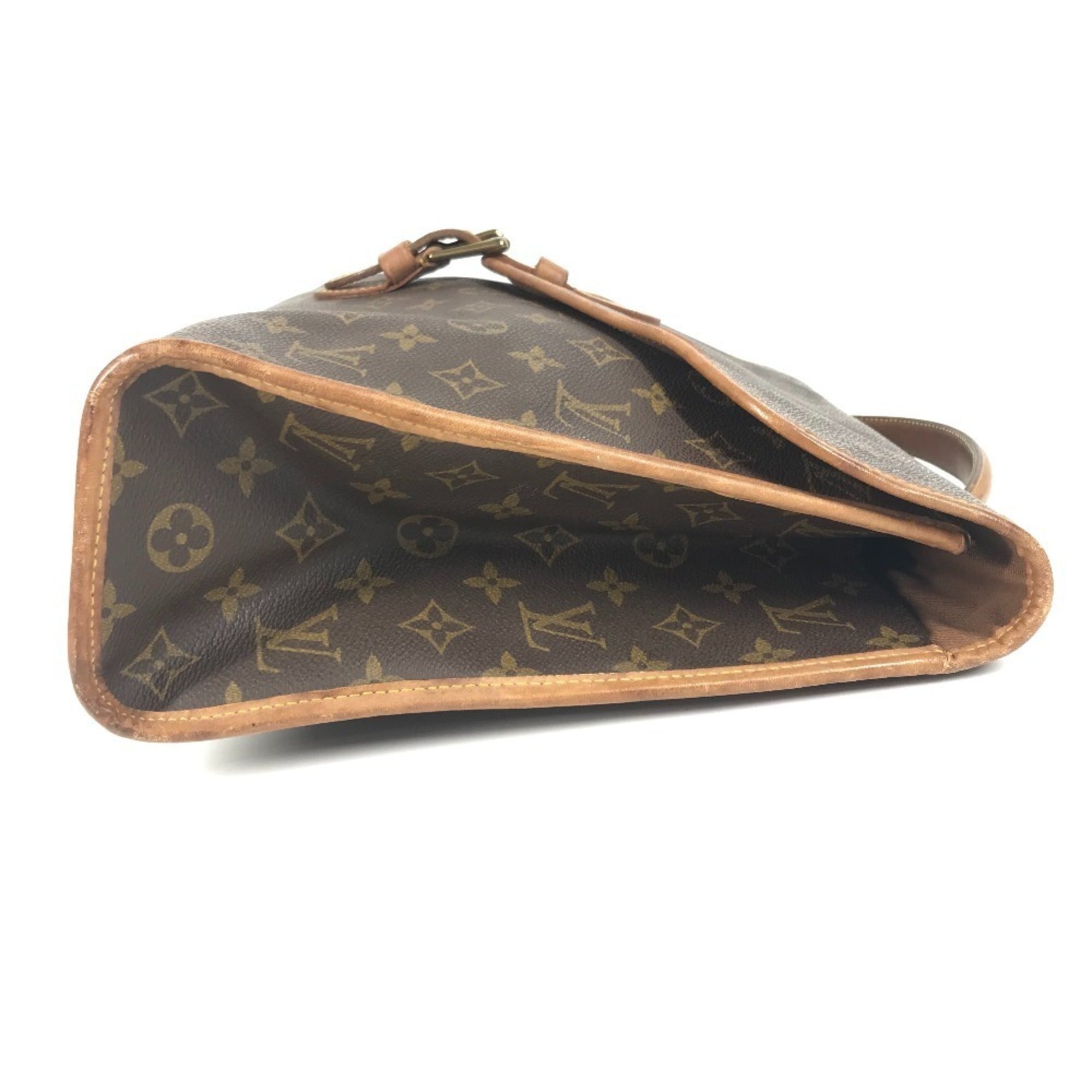Louis Vuitton Brown Monogram Canvas Handbag Shoulder Bag (Pre-Owned)