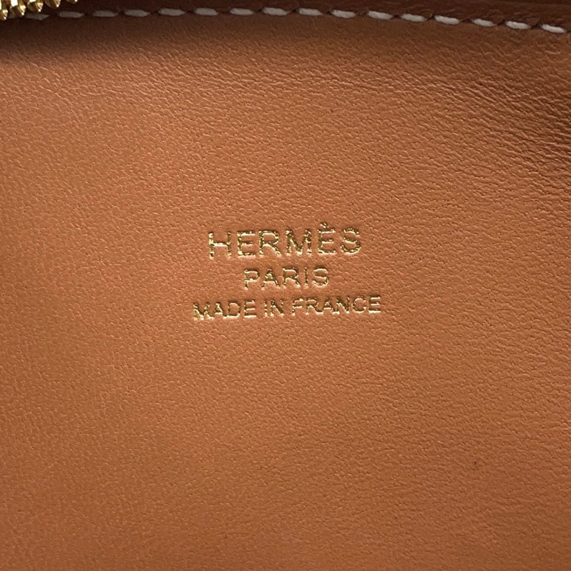 Hermes Bolide Gold Handbag (Pre-Owned)
