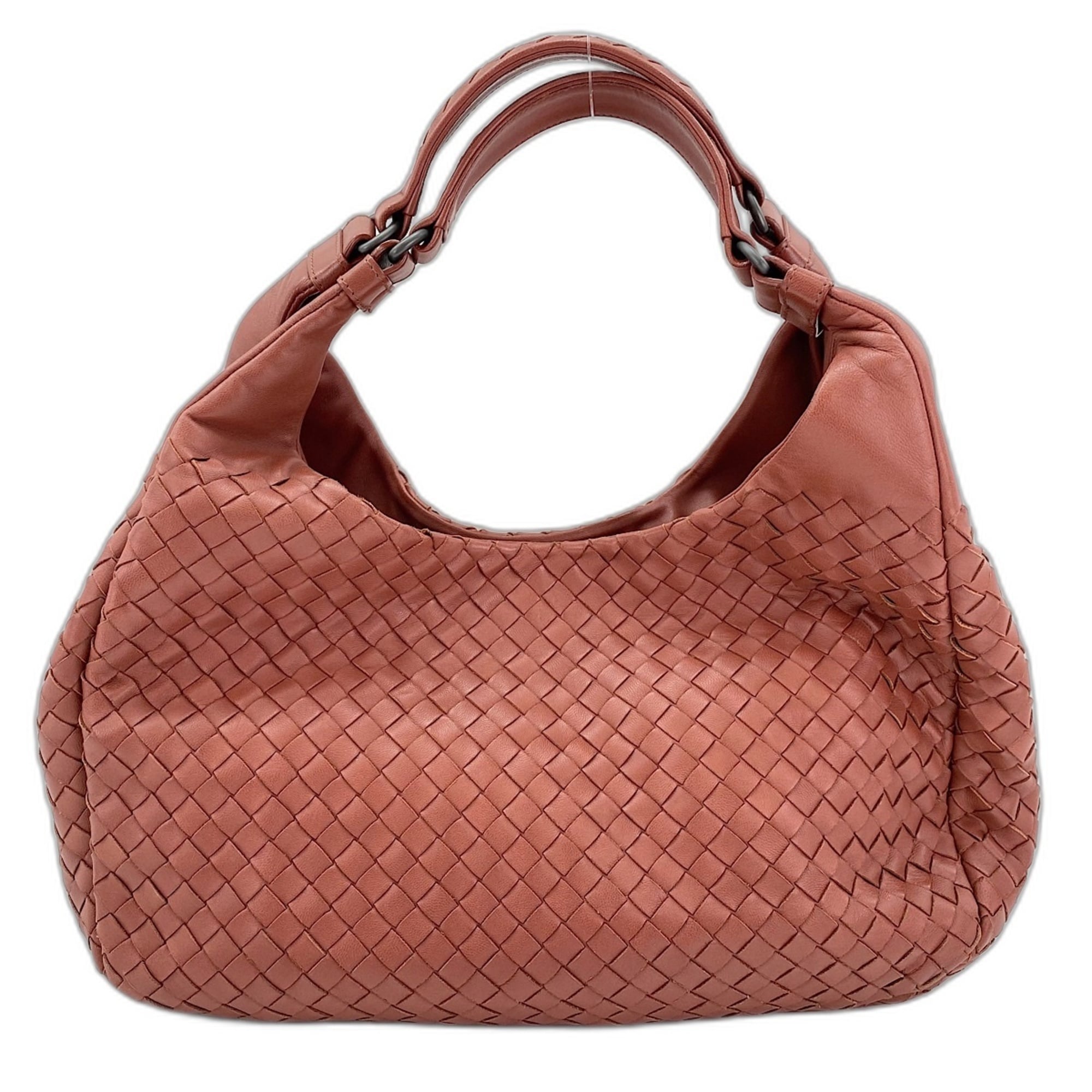 Bottega Veneta Intrecciato Pink Intrecciato Handbag (Pre-Owned)