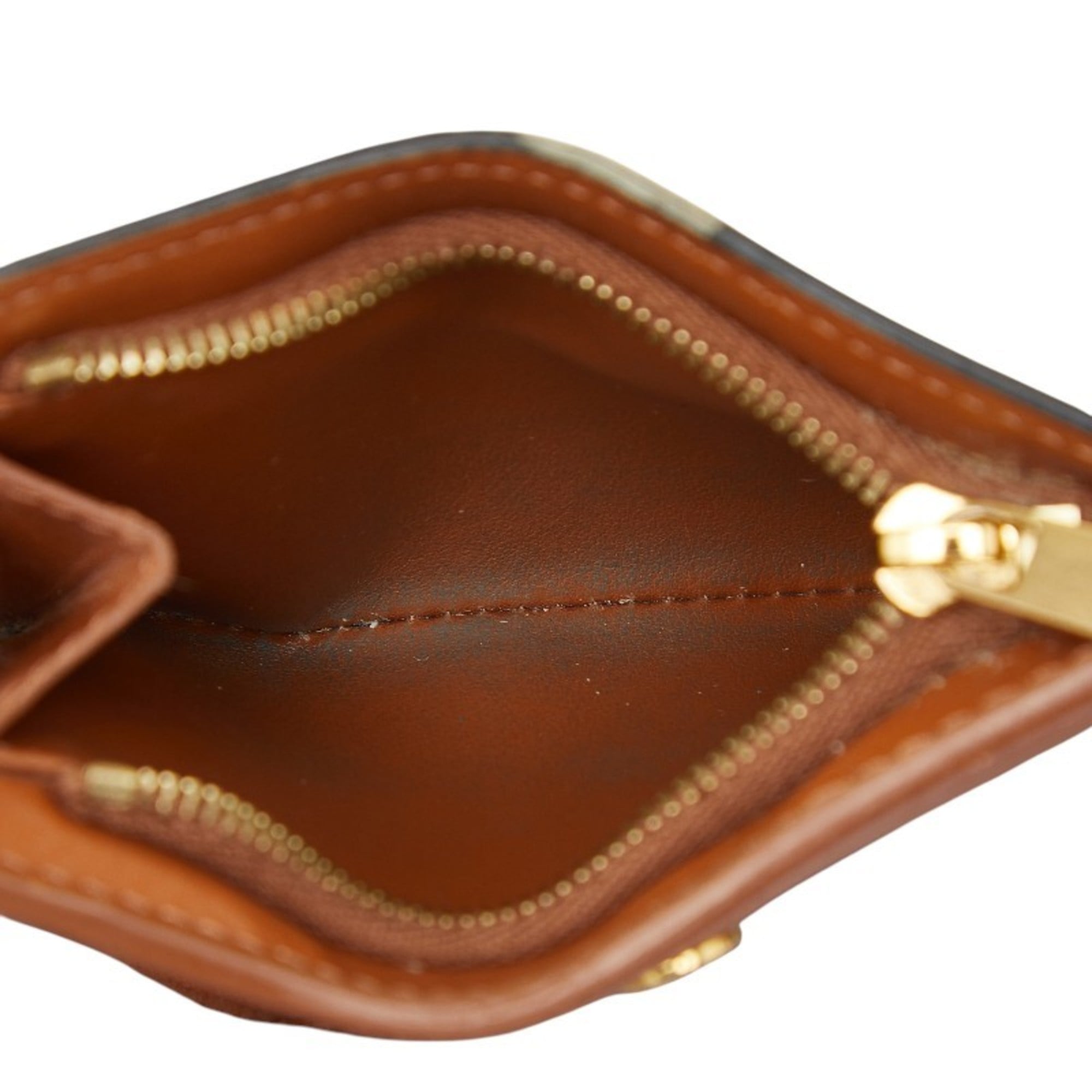 Celine Black Brown Pvc Leather Wallet (Bi-Fold) (Pre-Owned)