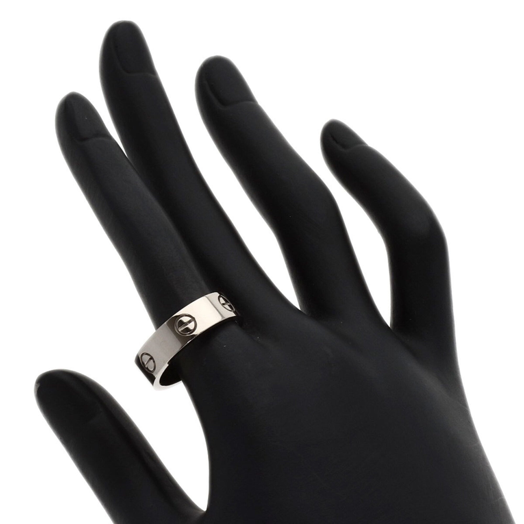 Cartier White Gold White Gold (18K) Band Ring (Pre-Owned)