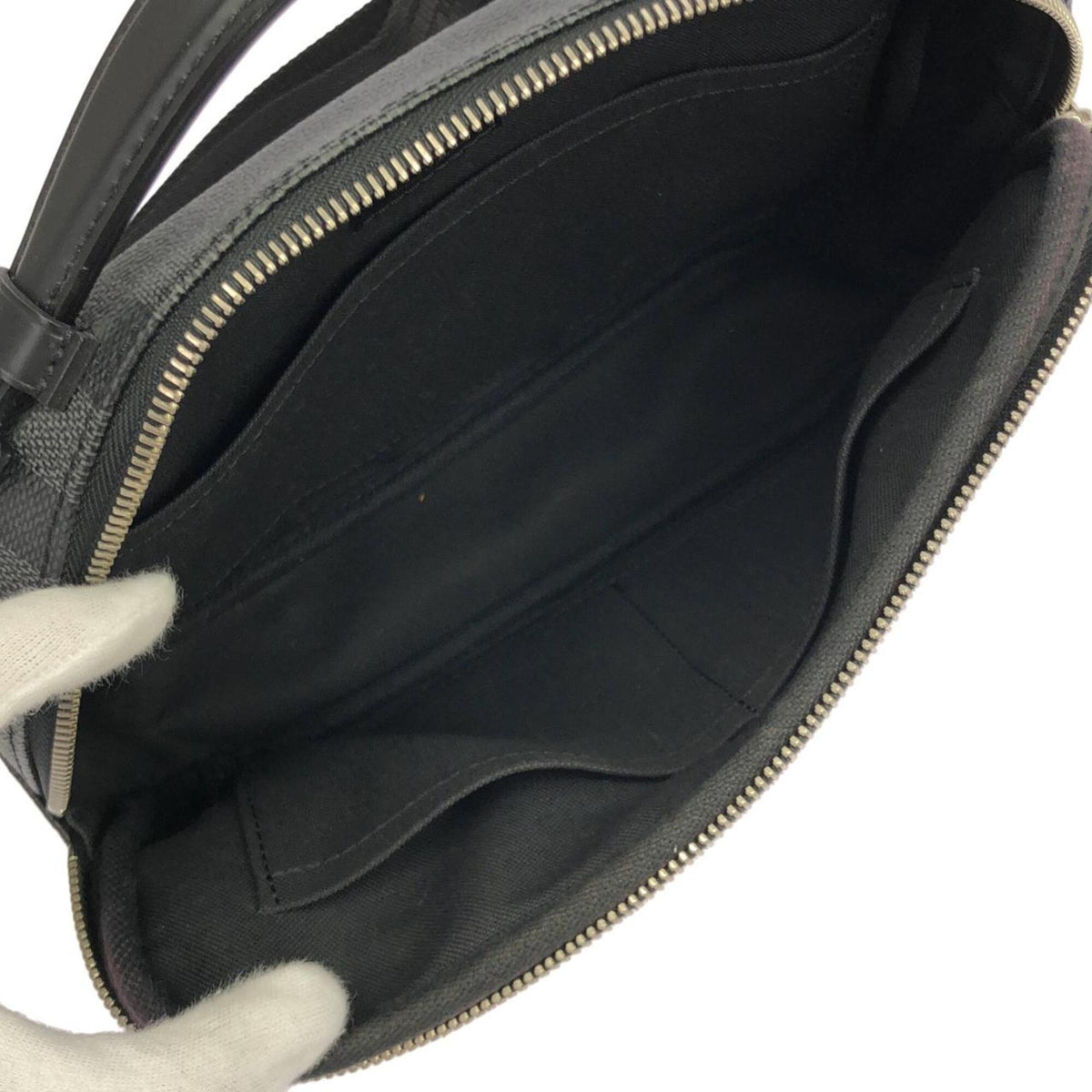 Louis Vuitton Graphite Coated Canvas Shoulder Bag (Pre-Owned)
