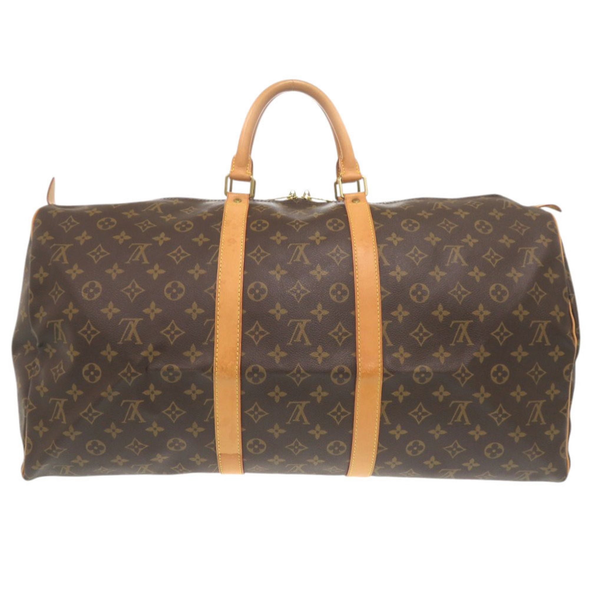 Louis Vuitton Brown Monogram Monogram Boston Bag (Pre-Owned)
