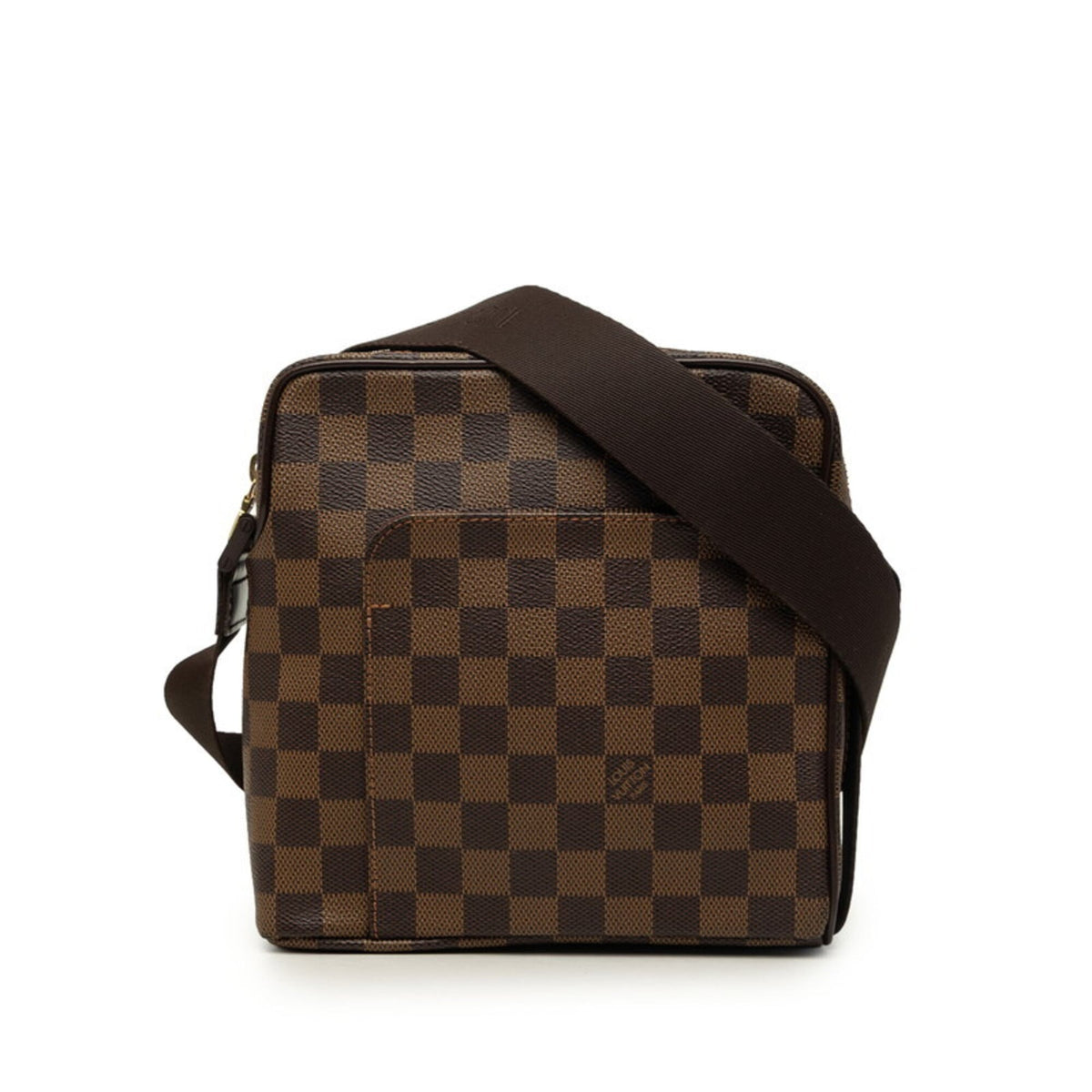 Louis Vuitton Damier Brown Pvc Leather Shoulder Bag (Pre-Owned)