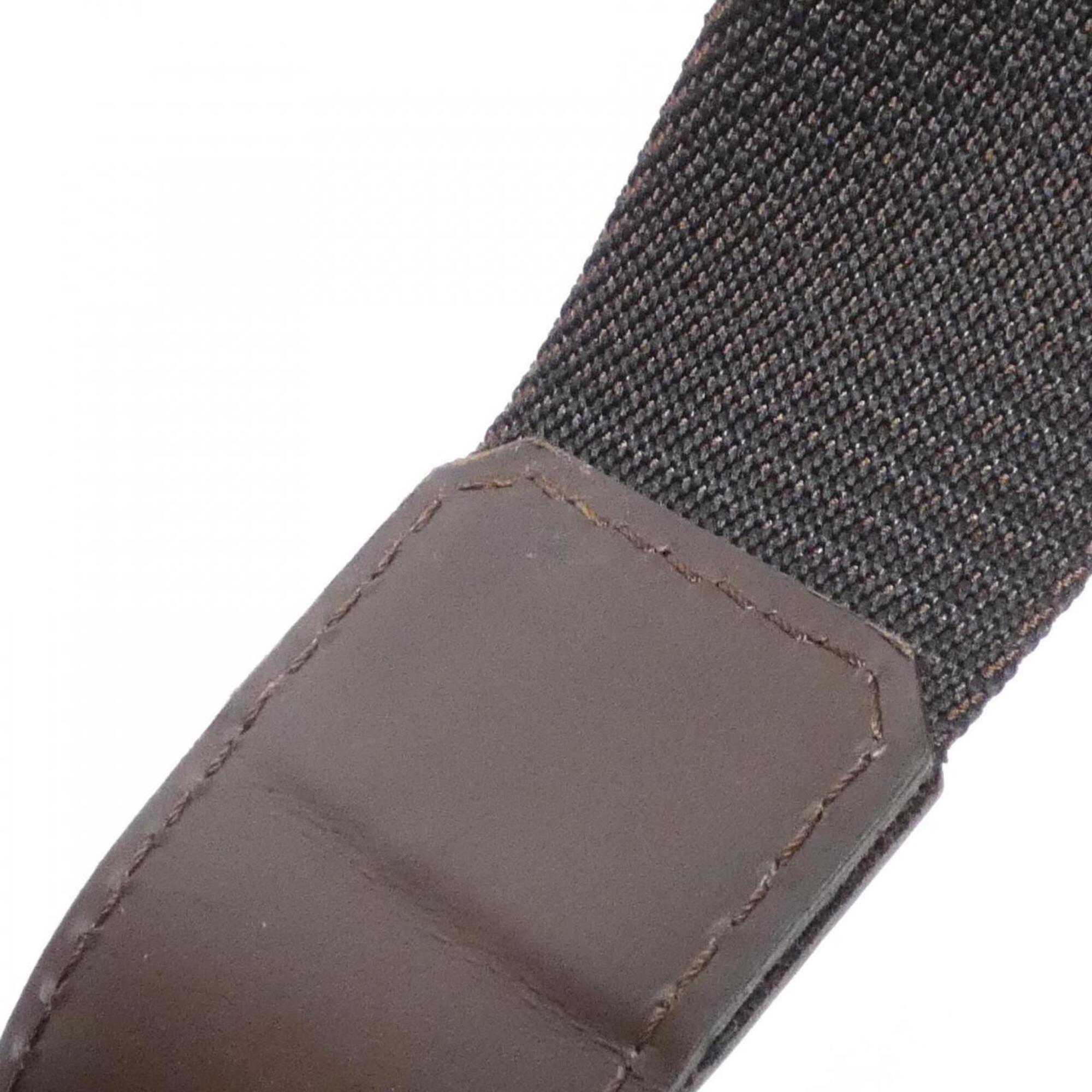 Louis Vuitton Ebene Coated Canvas Shoulder Bag (Pre-Owned)