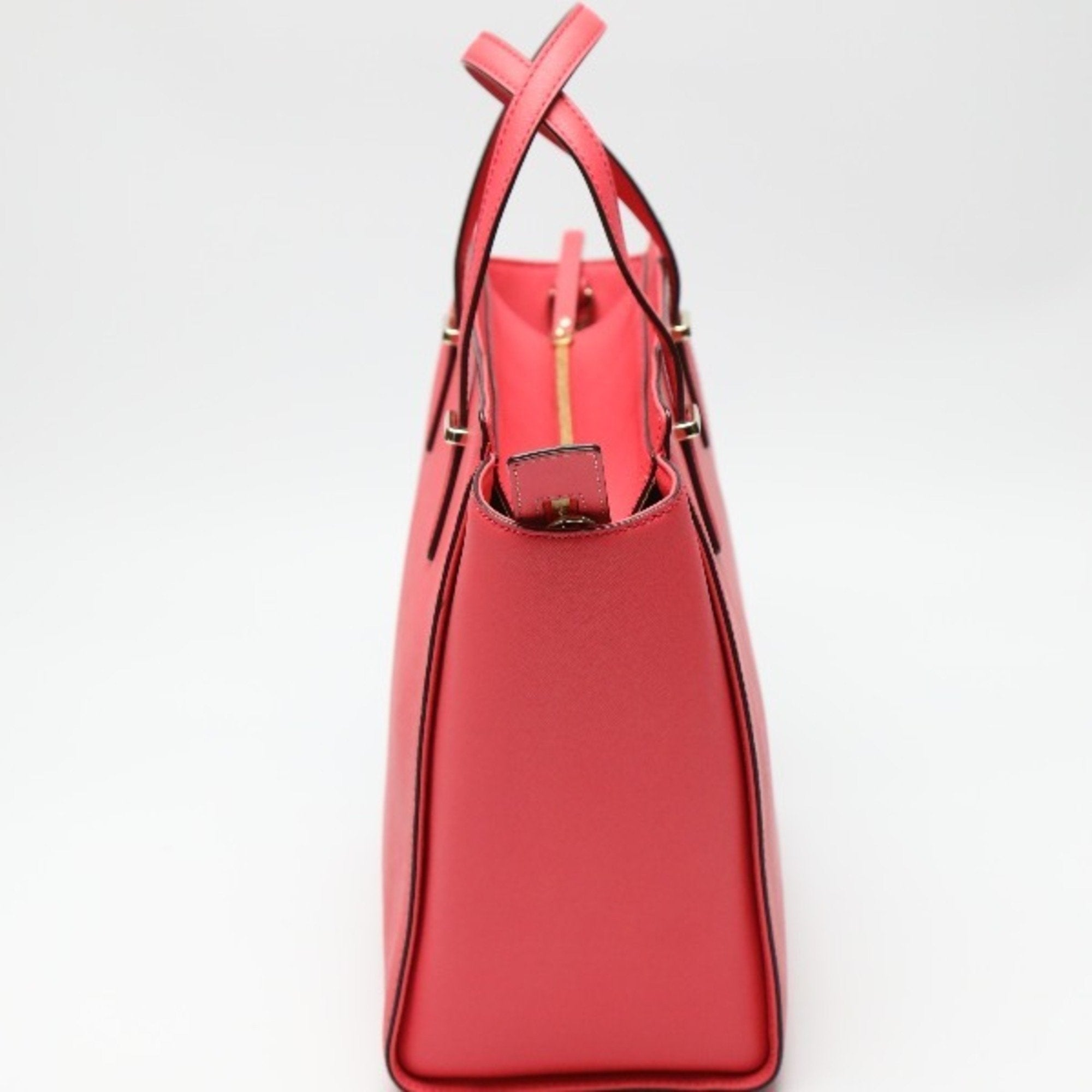Kate Spade Pink Leather Handbag Shoulder Bag Tote Bag (Pre-Owned)