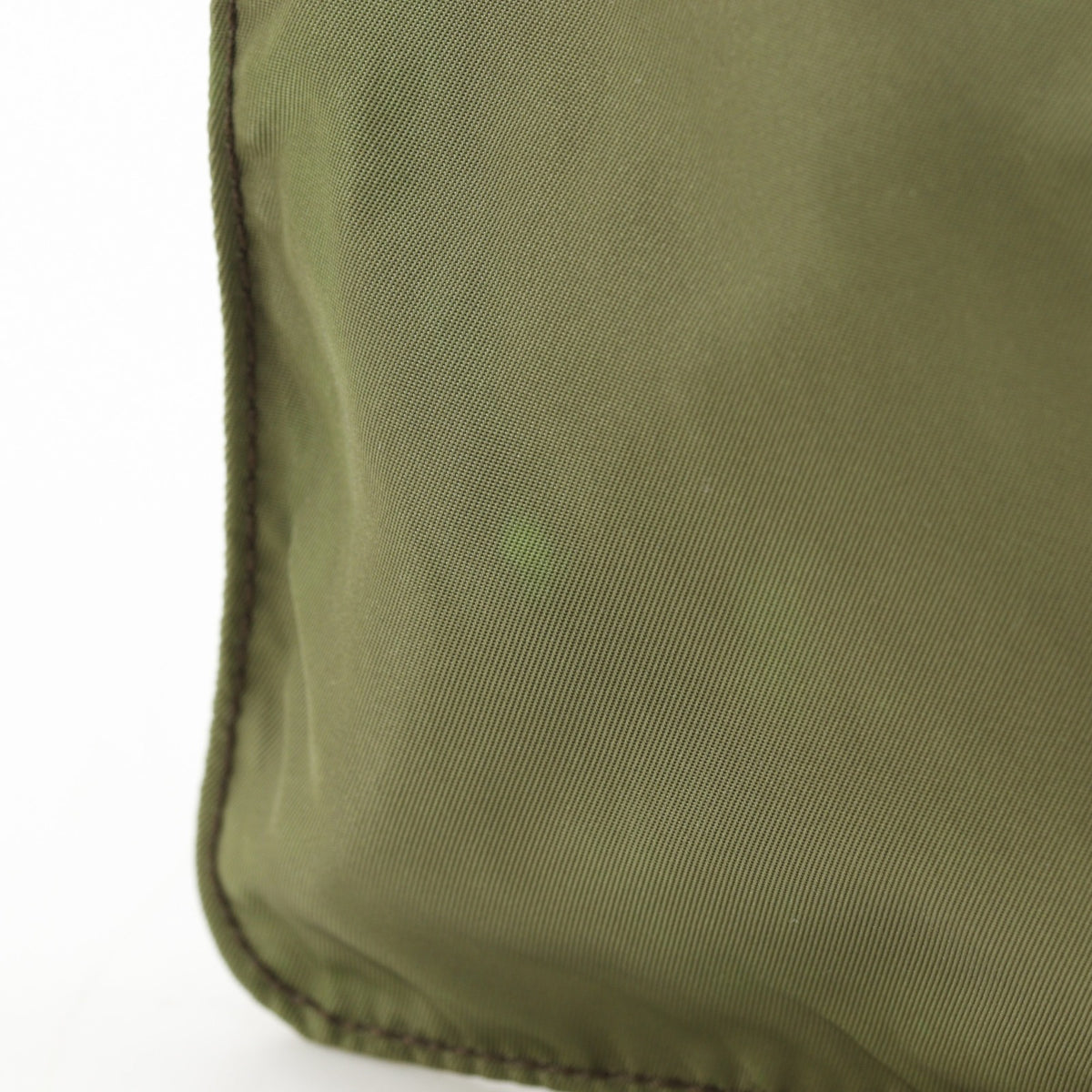 Prada Khaki Nylon Pouch (Pre-Owned)