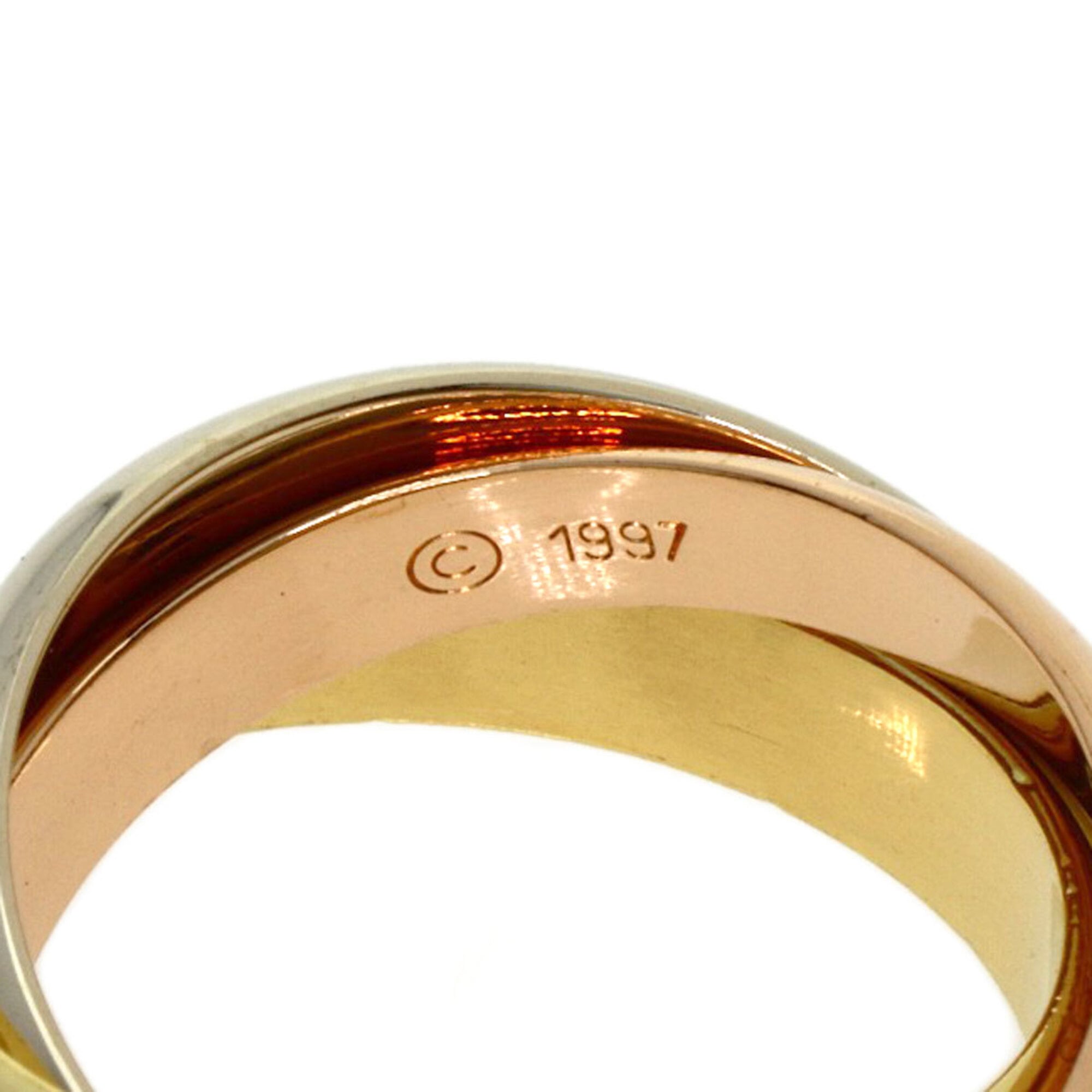 Cartier Trinity Yellow Gold (18K) Pink Gold (18K) White Gold (18K) Band Ring (Pre-Owned)