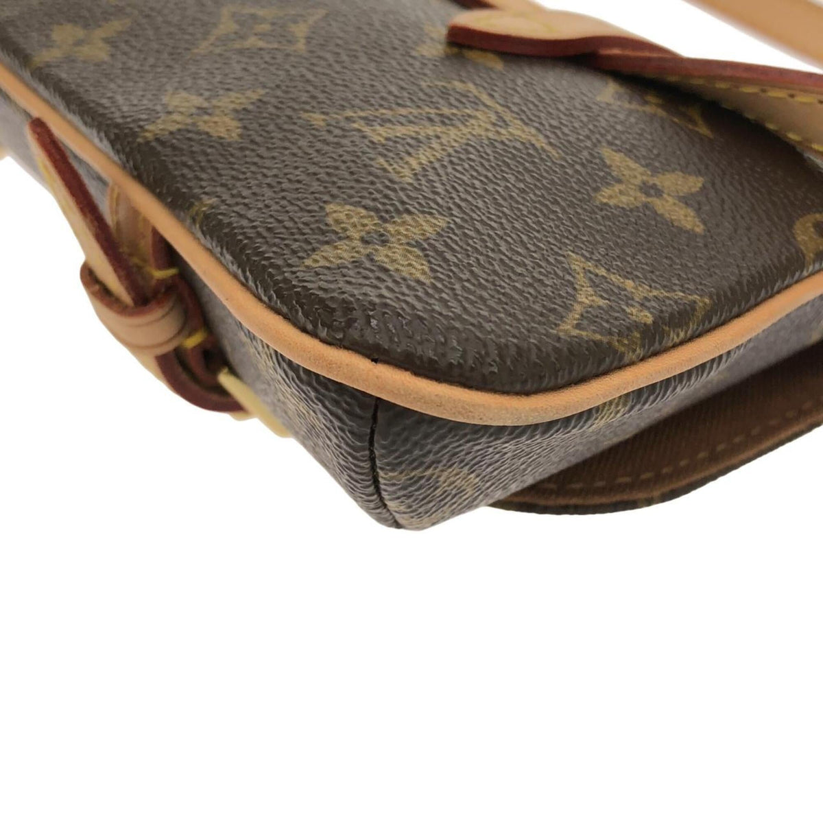 Louis Vuitton Marron Coated Canvas Fanny Pack Pochette (Pre-Owned)