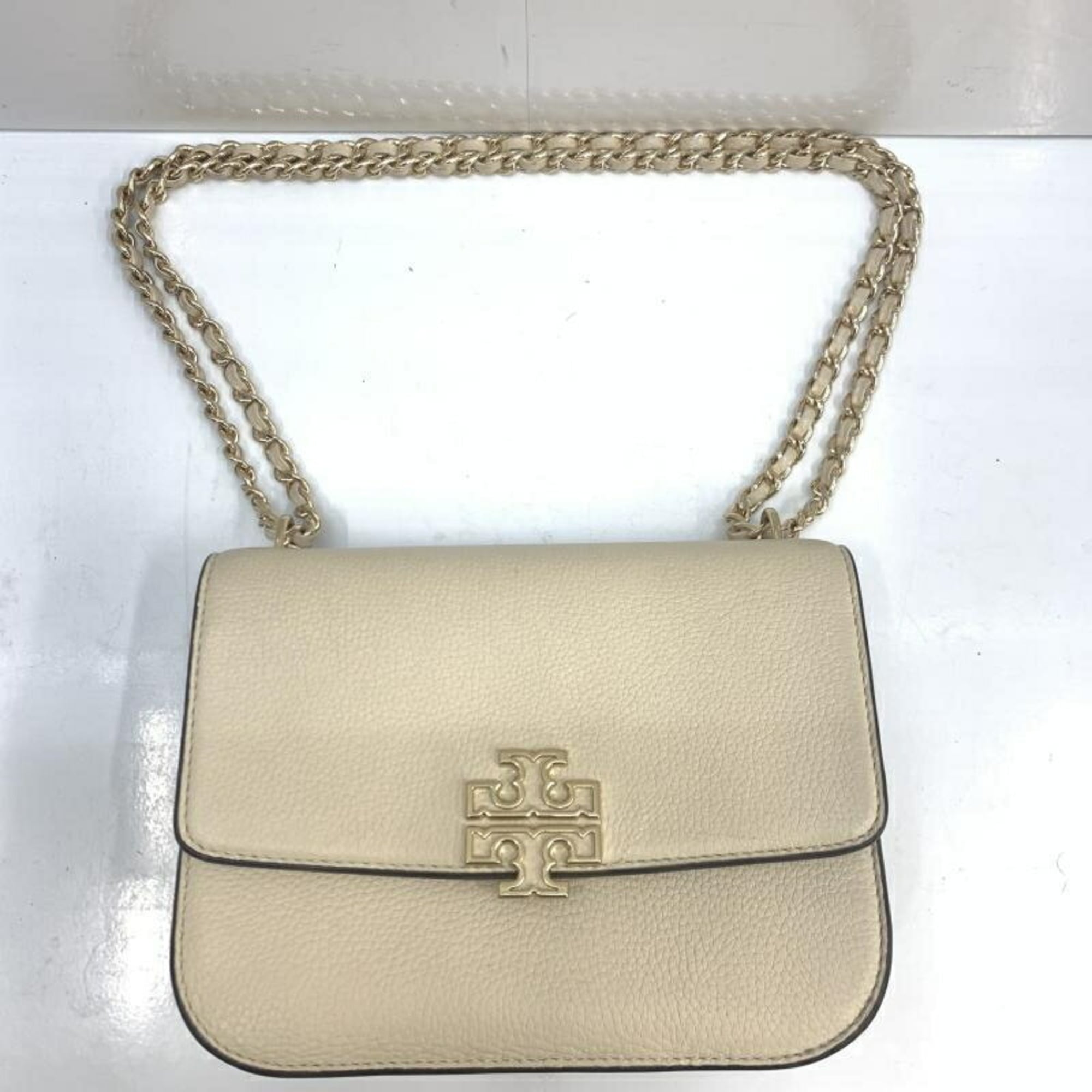 Tory Burch Ivory Shoulder Bag (Pre-Owned)