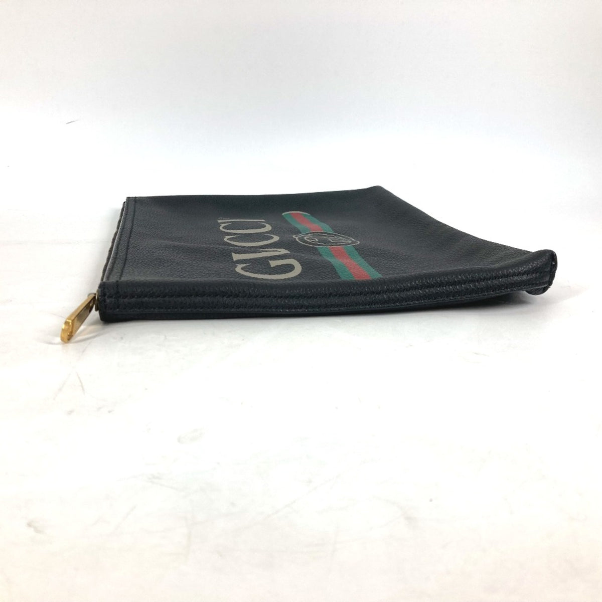 Gucci Black Leather Clutch Bag (Pre-Owned)