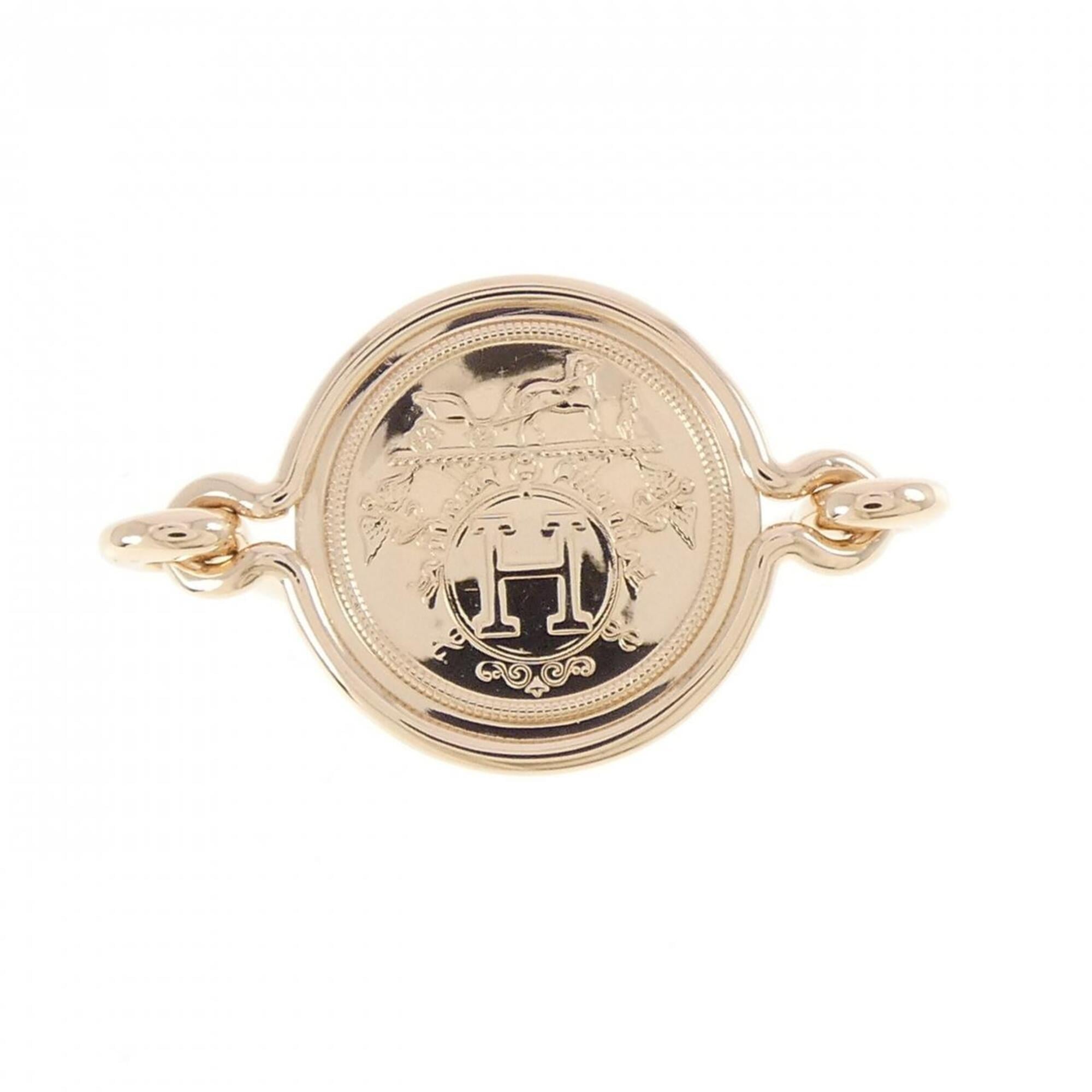 Hermes Pink Gold (18K) Band Ring (Pre-Owned)