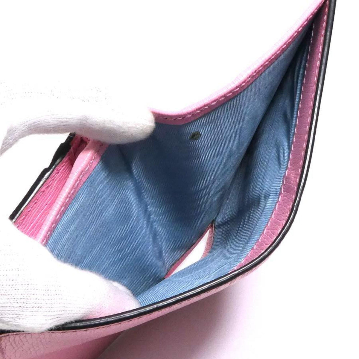 Gucci Pink Leather Wallet (Bi-Fold) (Pre-Owned)