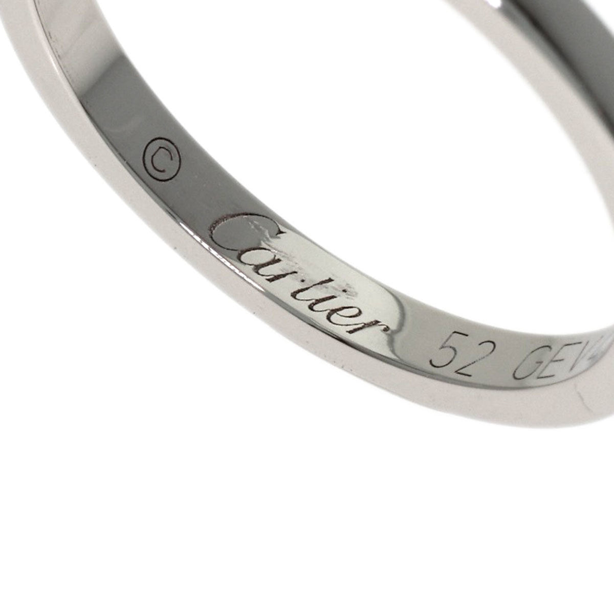 Cartier Platinum 950 Band Ring (Pre-Owned)