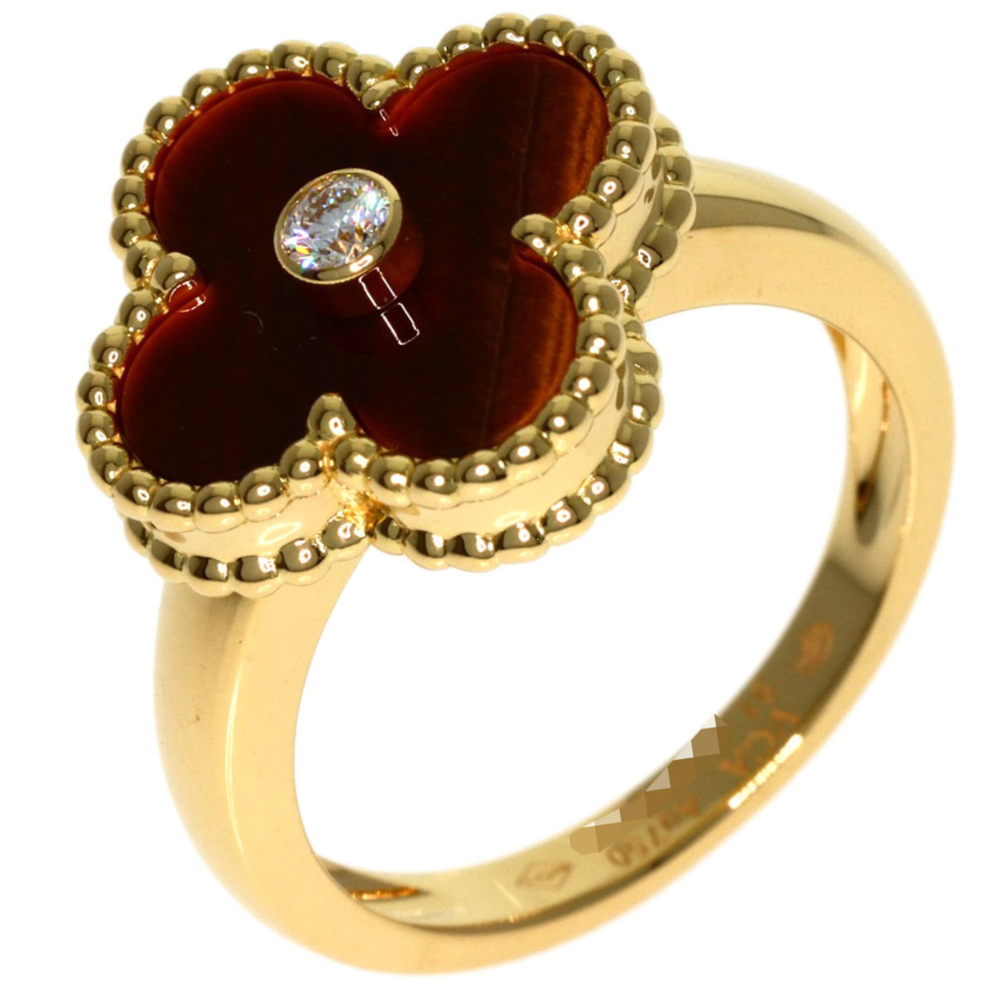 Van Cleef & Arpels Yellow Gold Yellow Gold Band Ring (Pre-Owned)