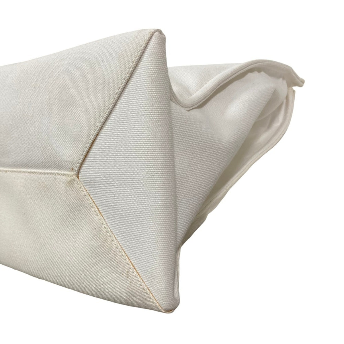 Stella Mccartney White Yellow Canvas Tote Bag (Pre-Owned)
