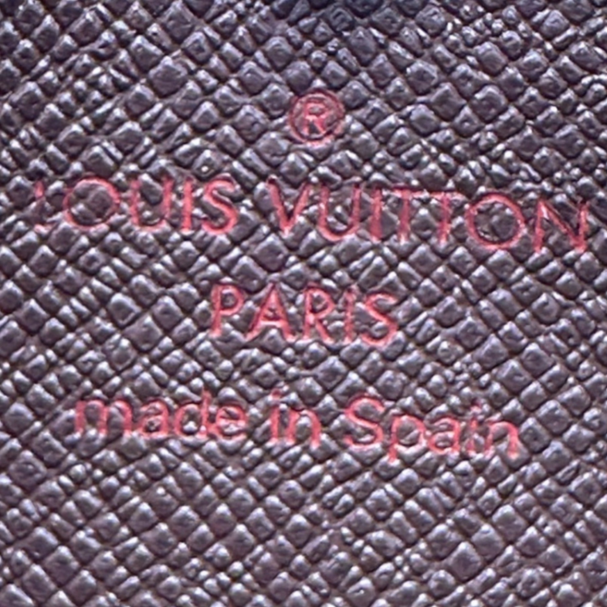 Louis Vuitton Damier Brown Damier Canvas Coin Purse/Coin Case (Pre-Owned)
