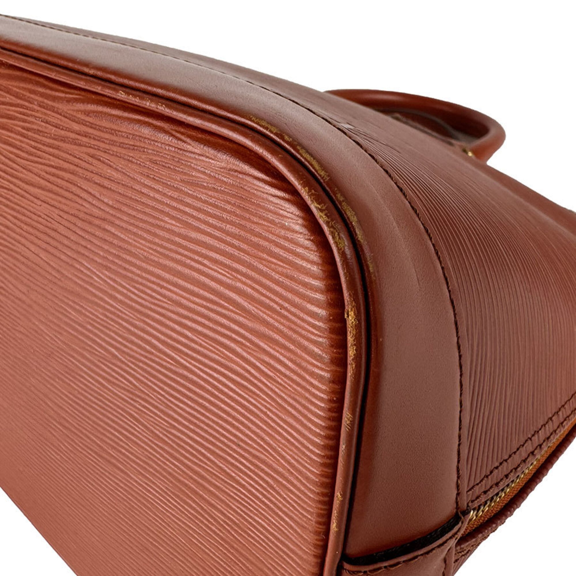 Louis Vuitton Brown Kenyan Brown Epi Leather Handbag (Pre-Owned)