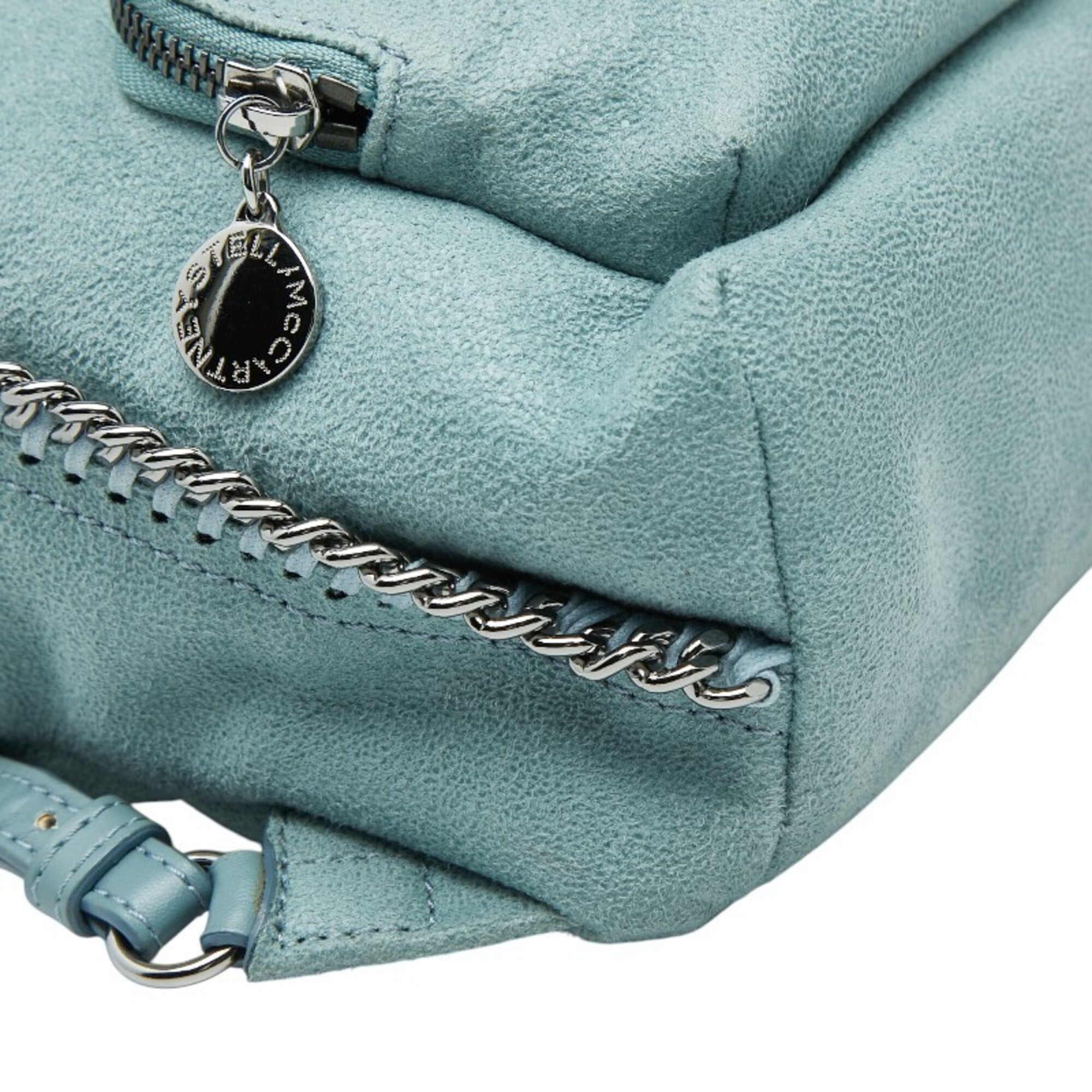 Stella Mccartney Blue Suede Backpack (Pre-Owned)