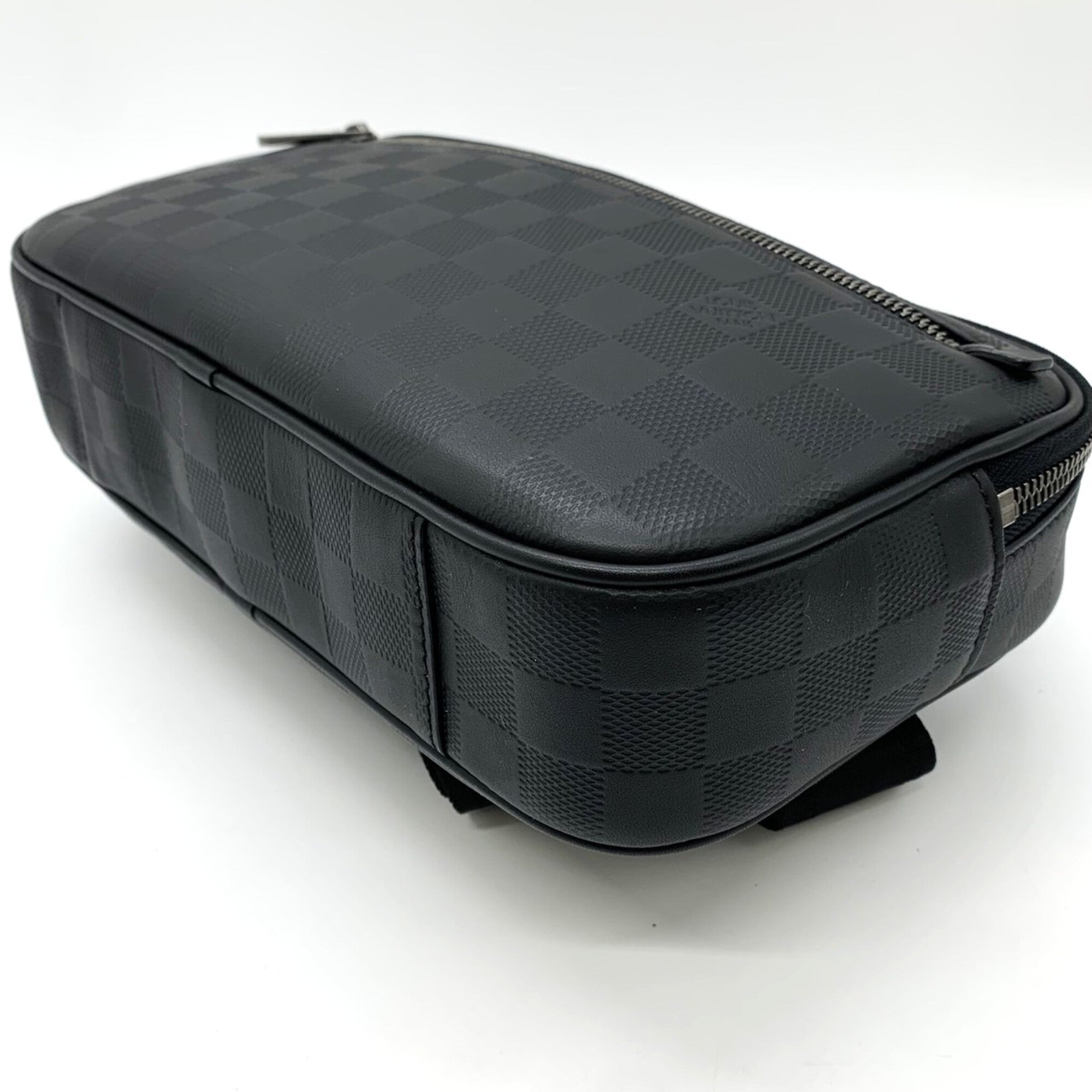 Louis Vuitton Black Leather Sling Bag (Pre-Owned)
