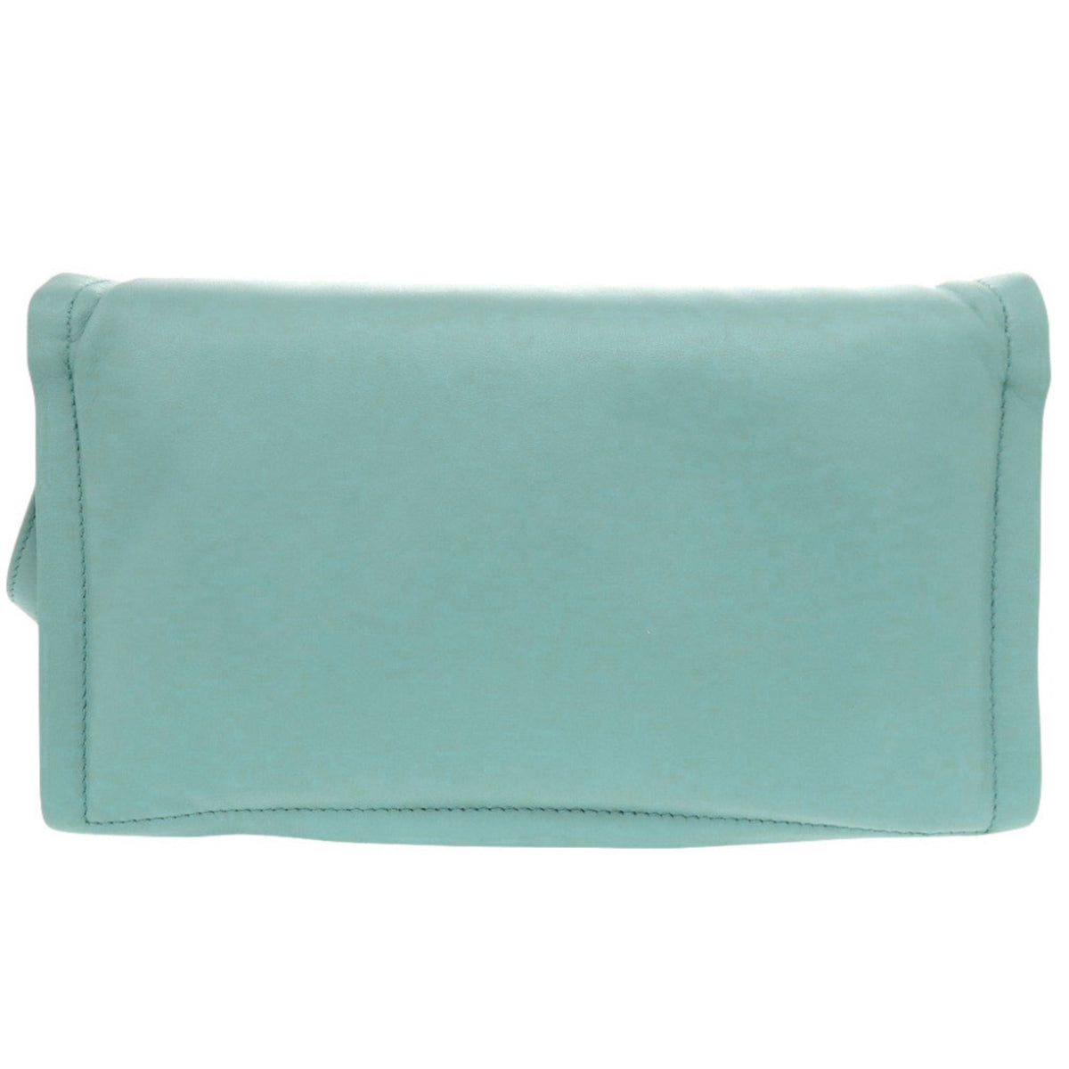 Salvatore Ferragamo Light Blue Leather Shoulder Bag (Pre-Owned)
