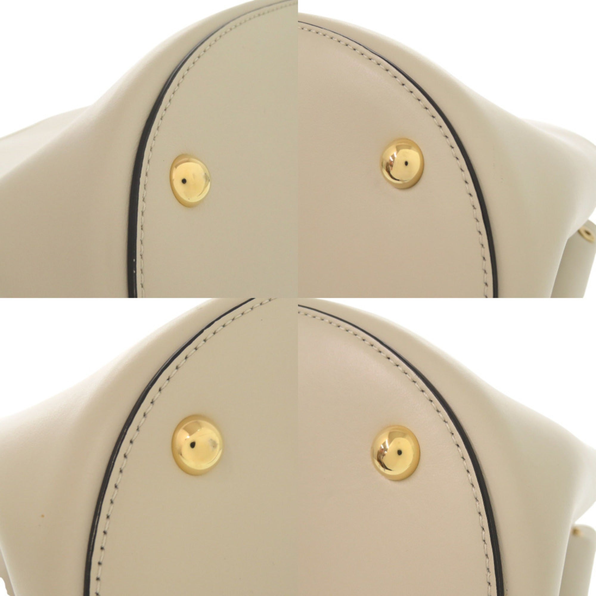 Marni Beige Leather Handbag Shoulder Bag (Pre-Owned)
