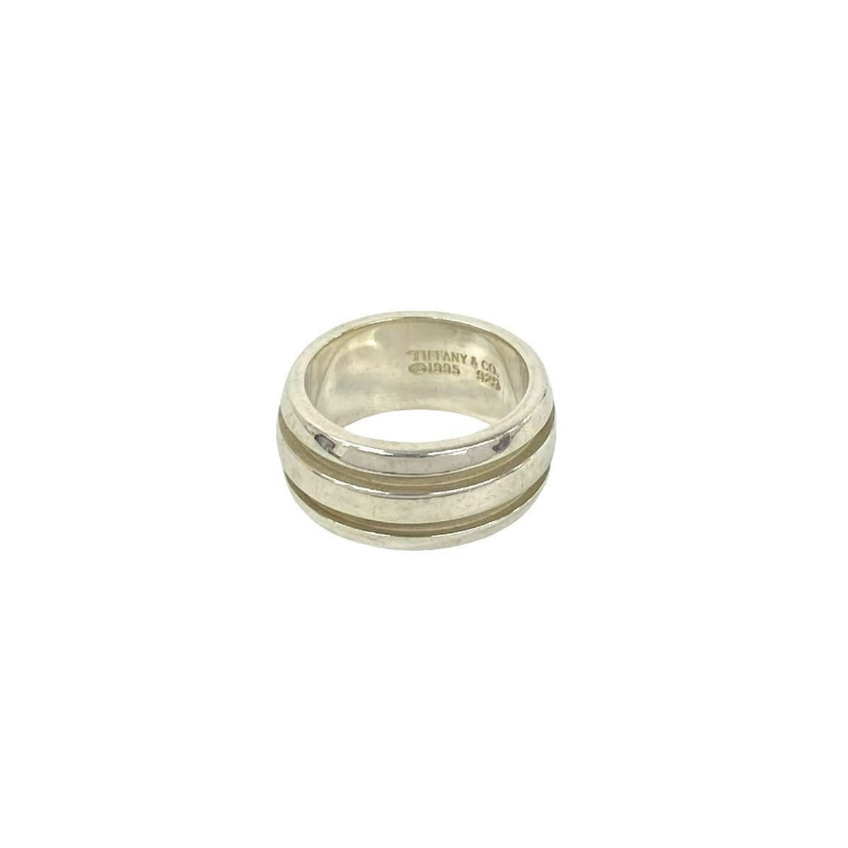 Tiffany Silver Silver 925 Band Ring (Pre-Owned)