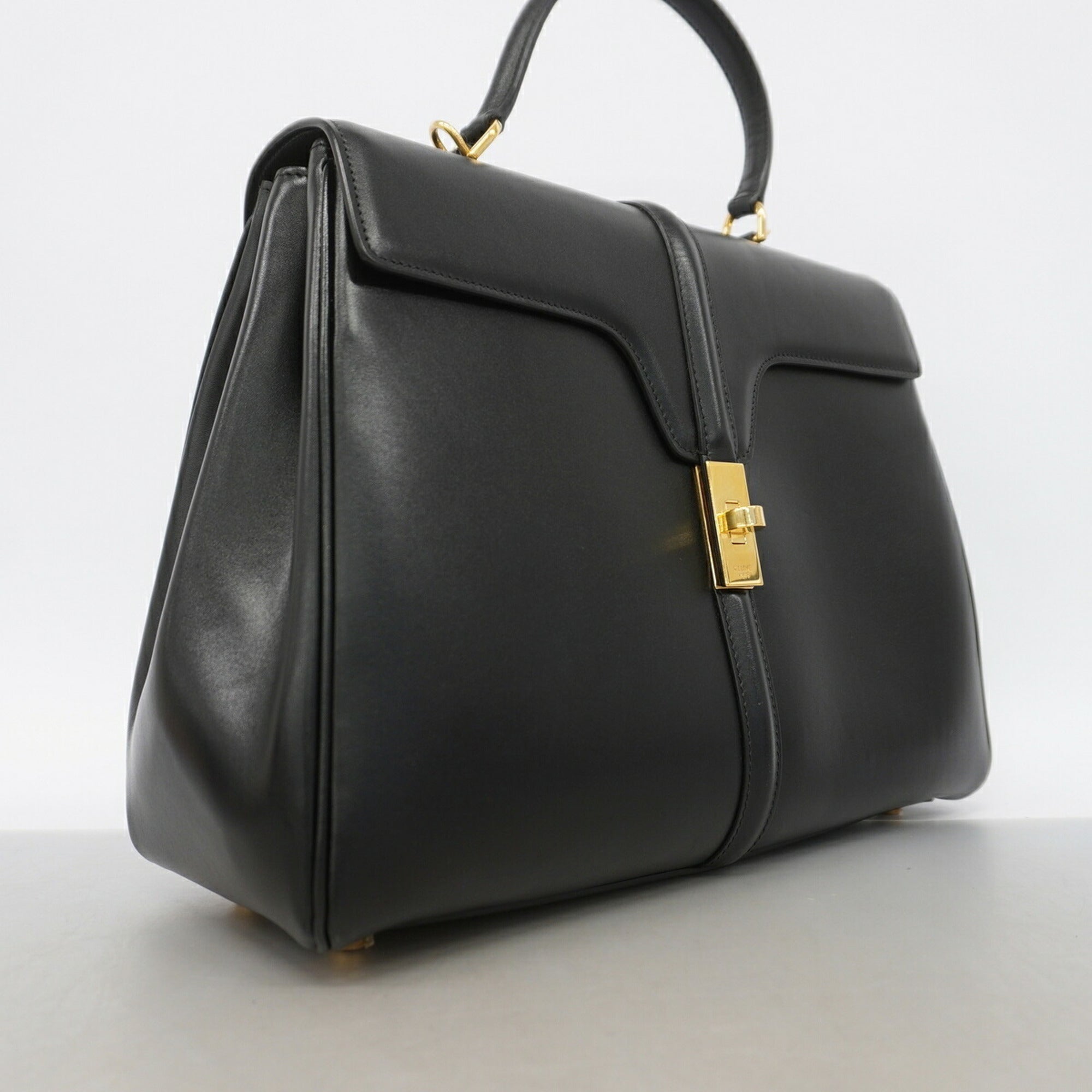 Celine Black Leather Handbag (Pre-Owned)