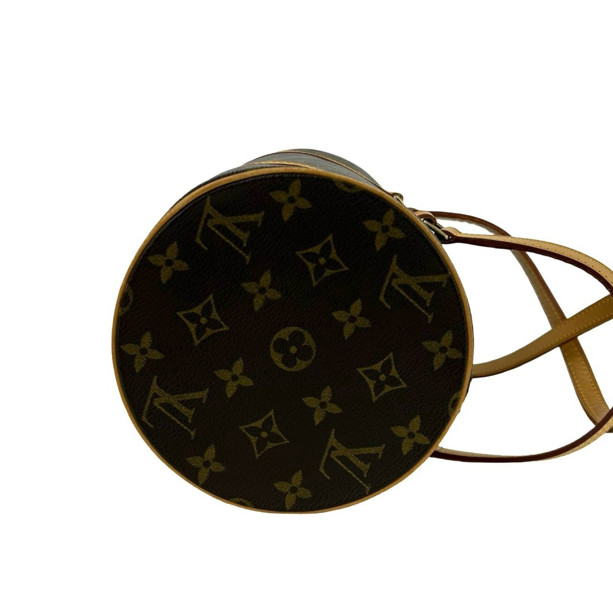 Louis Vuitton Brown Leather Pvc Boston Bag Handbag (Pre-Owned)