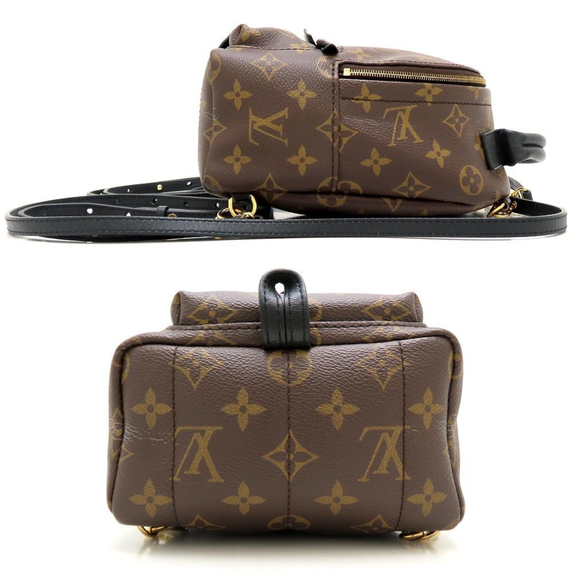 Louis Vuitton Monogram Brown Canvas Backpack (Pre-Owned)