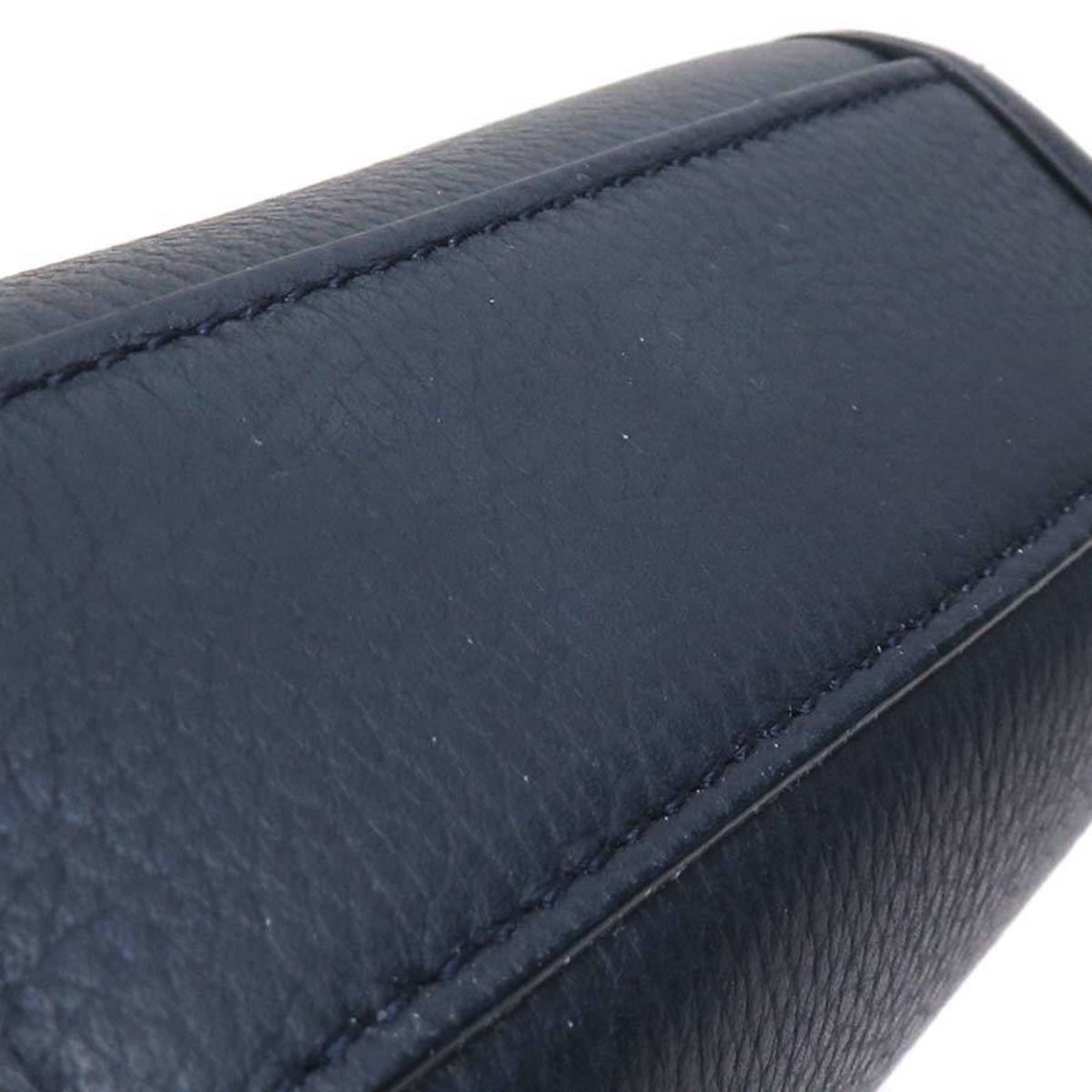 Christian Dior Navy Leather Shoulder Bag (Pre-Owned)