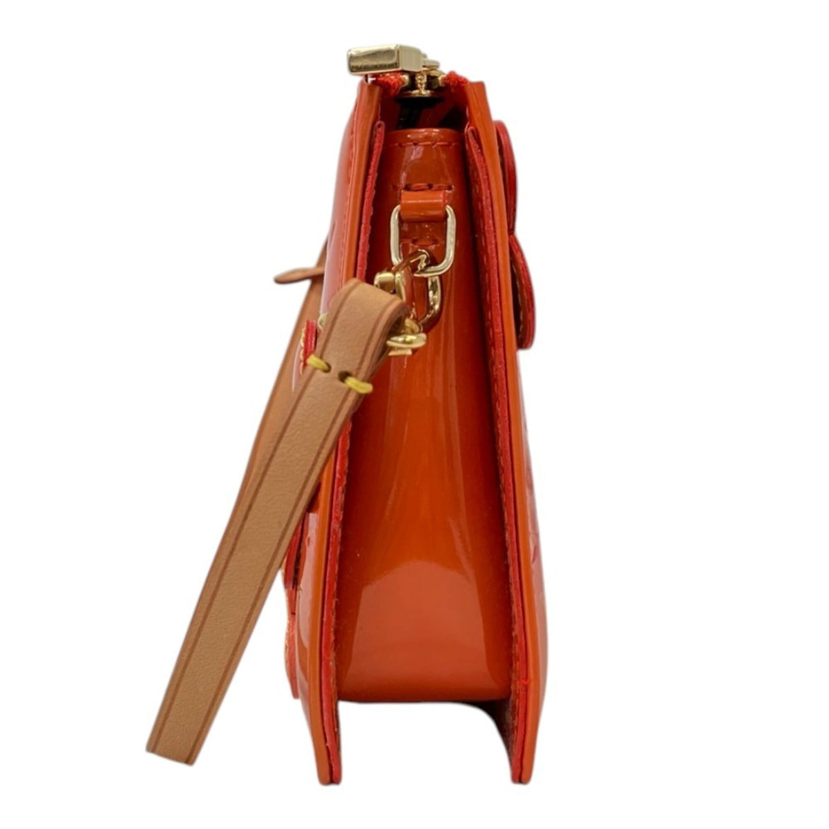 Louis Vuitton Orange Monogram Vernis Pouch (Pre-Owned)