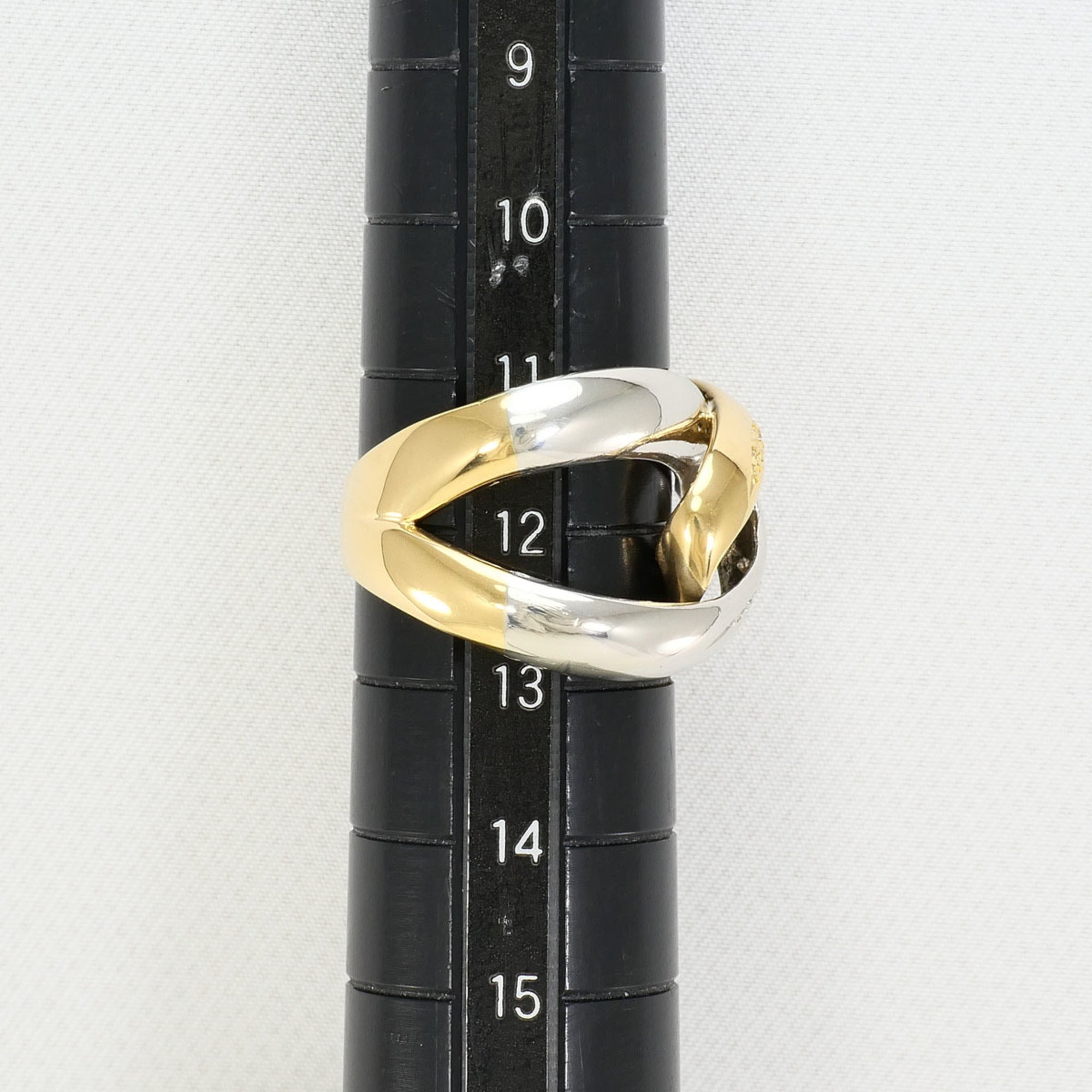Unbranded Platinum Yellow Gold Yellow Gold (18K) Platinum 900 Band Ring (Pre-Owned)