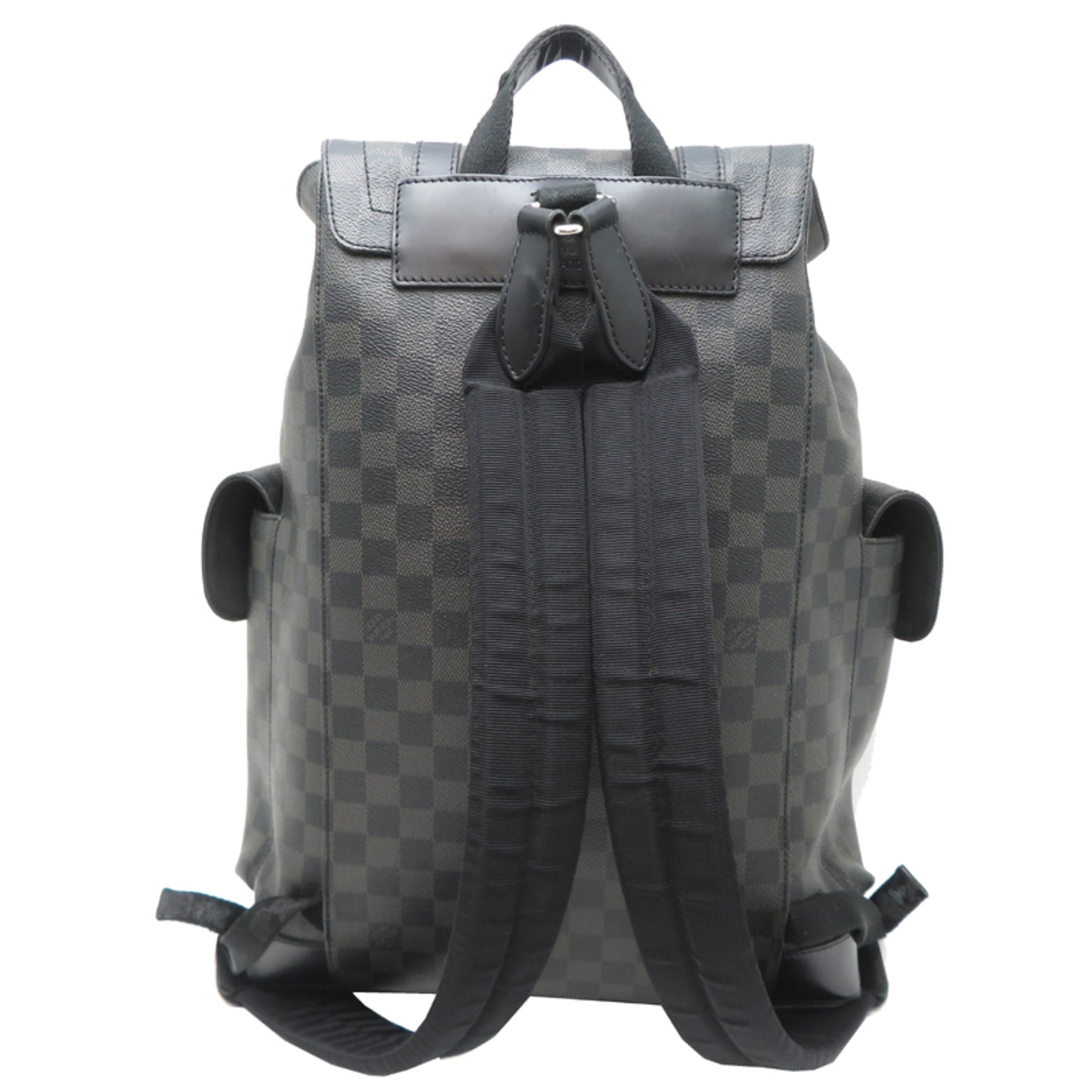 Louis Vuitton Black Damier Graphite Backpack (Pre-Owned)