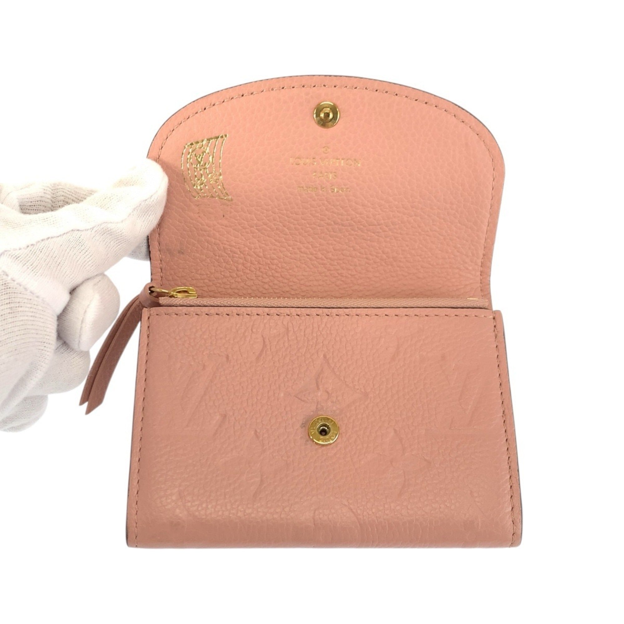 Louis Vuitton Empreinte Pink Rose Poudre Leather Coin Purse/Coin Case (Pre-Owned)
