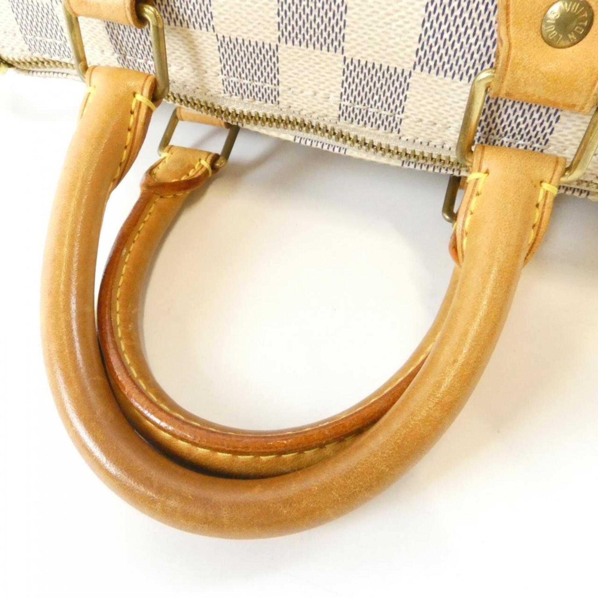 Louis Vuitton Azur Coated Canvas Boston Bag (Pre-Owned)