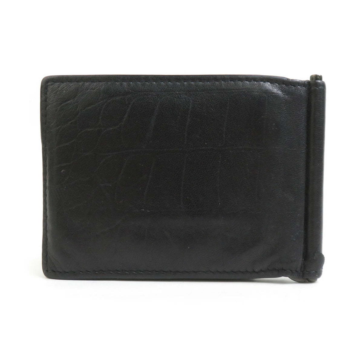 Balenciaga Black Leather Long Bill Wallet (Bi-Fold) (Pre-Owned)