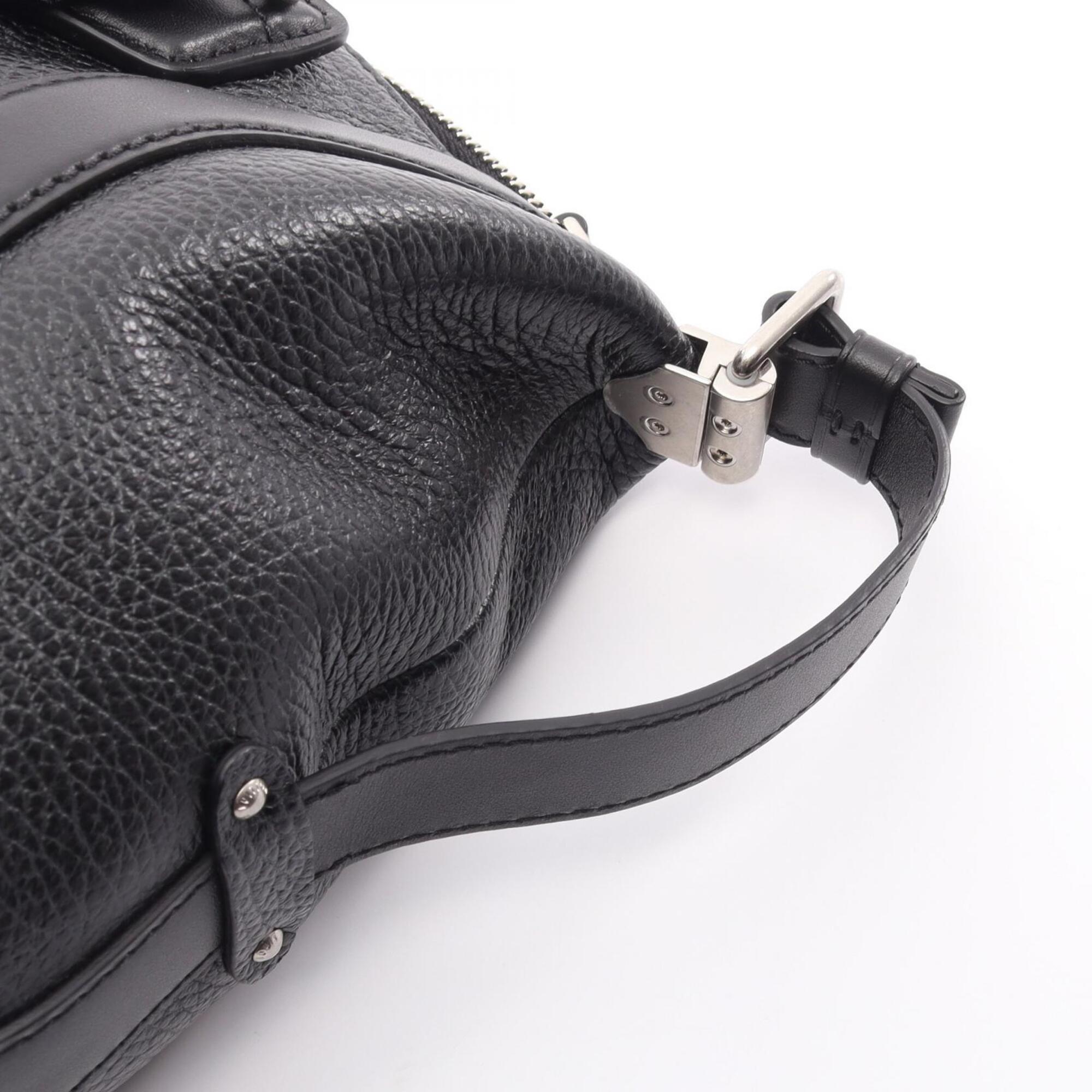 Louis Vuitton Black Noir Leather Handbag (Pre-Owned)