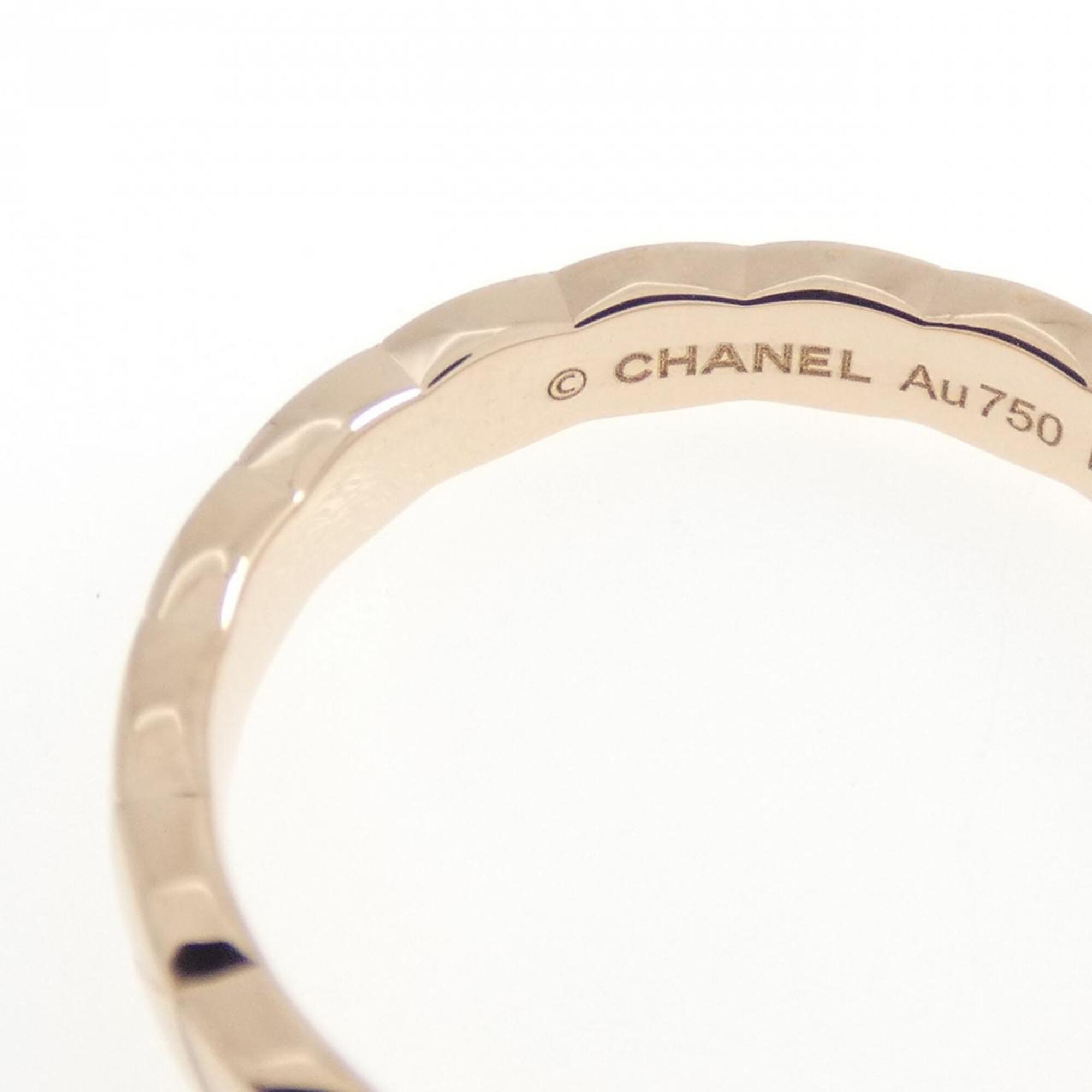 Chanel Pink Gold Pink Gold (18K) Band Ring (Pre-Owned)