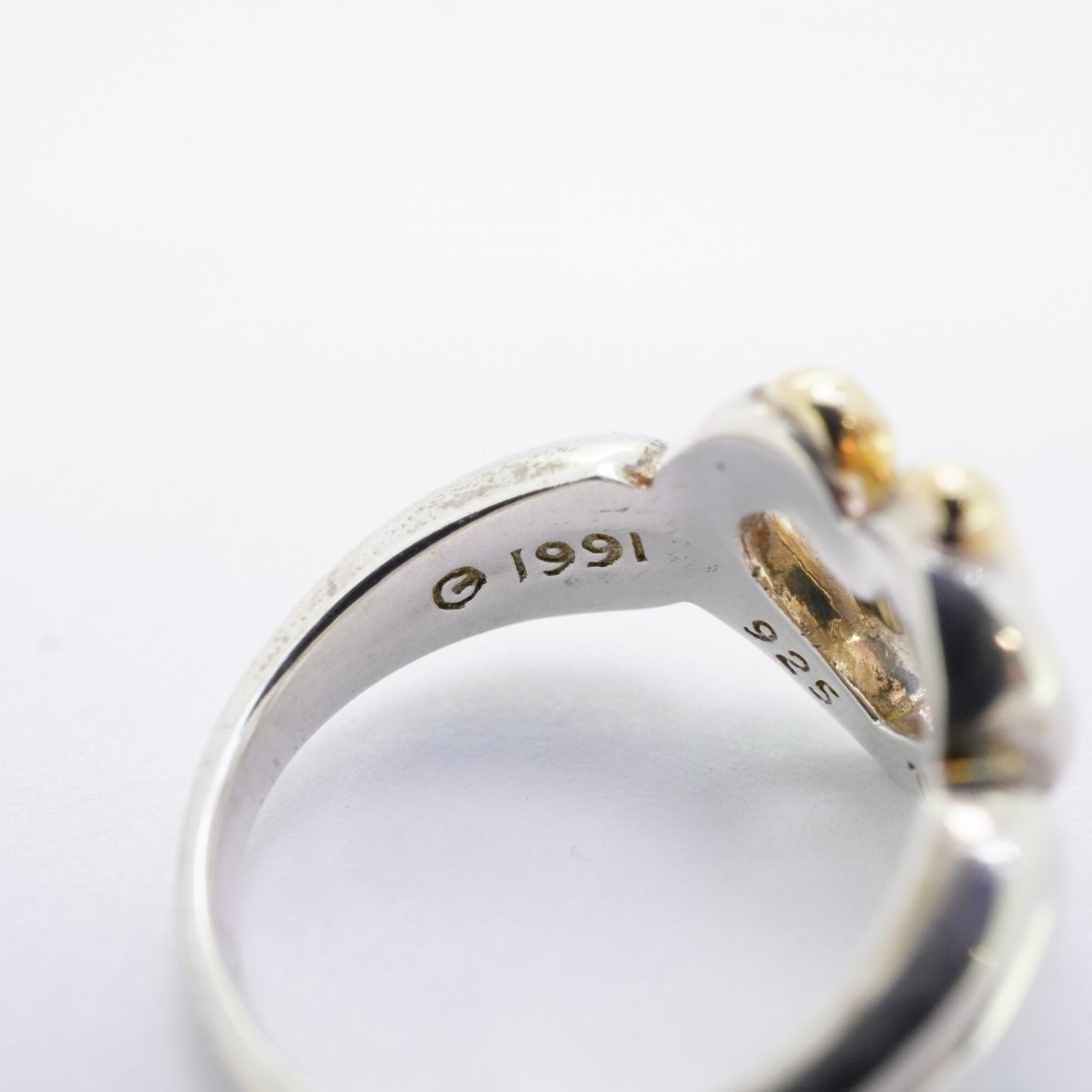 Tiffany Yellow Gold (18K) Silver 925 Band Ring (Pre-Owned)