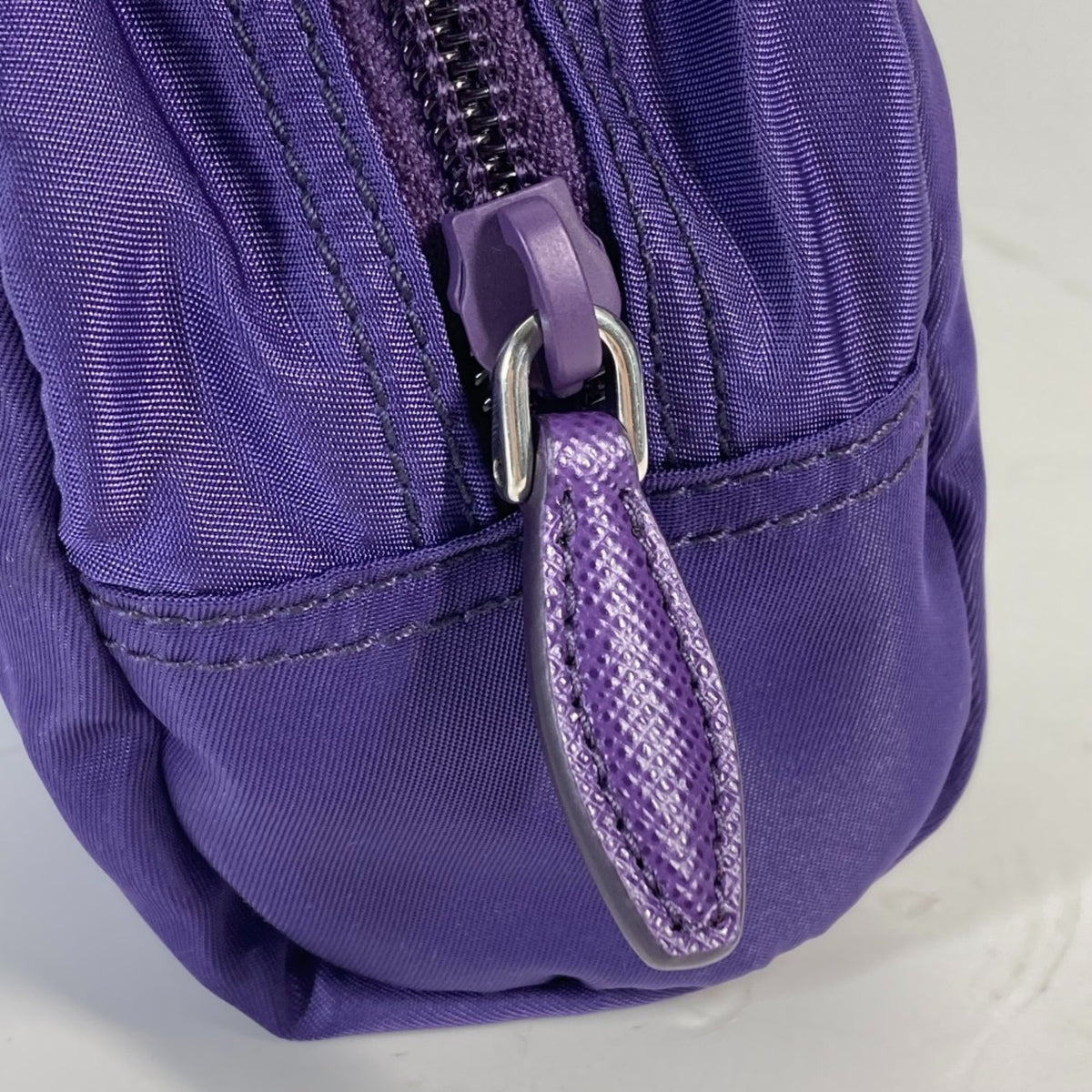 Prada Purple Nylon Pouch (Pre-Owned)